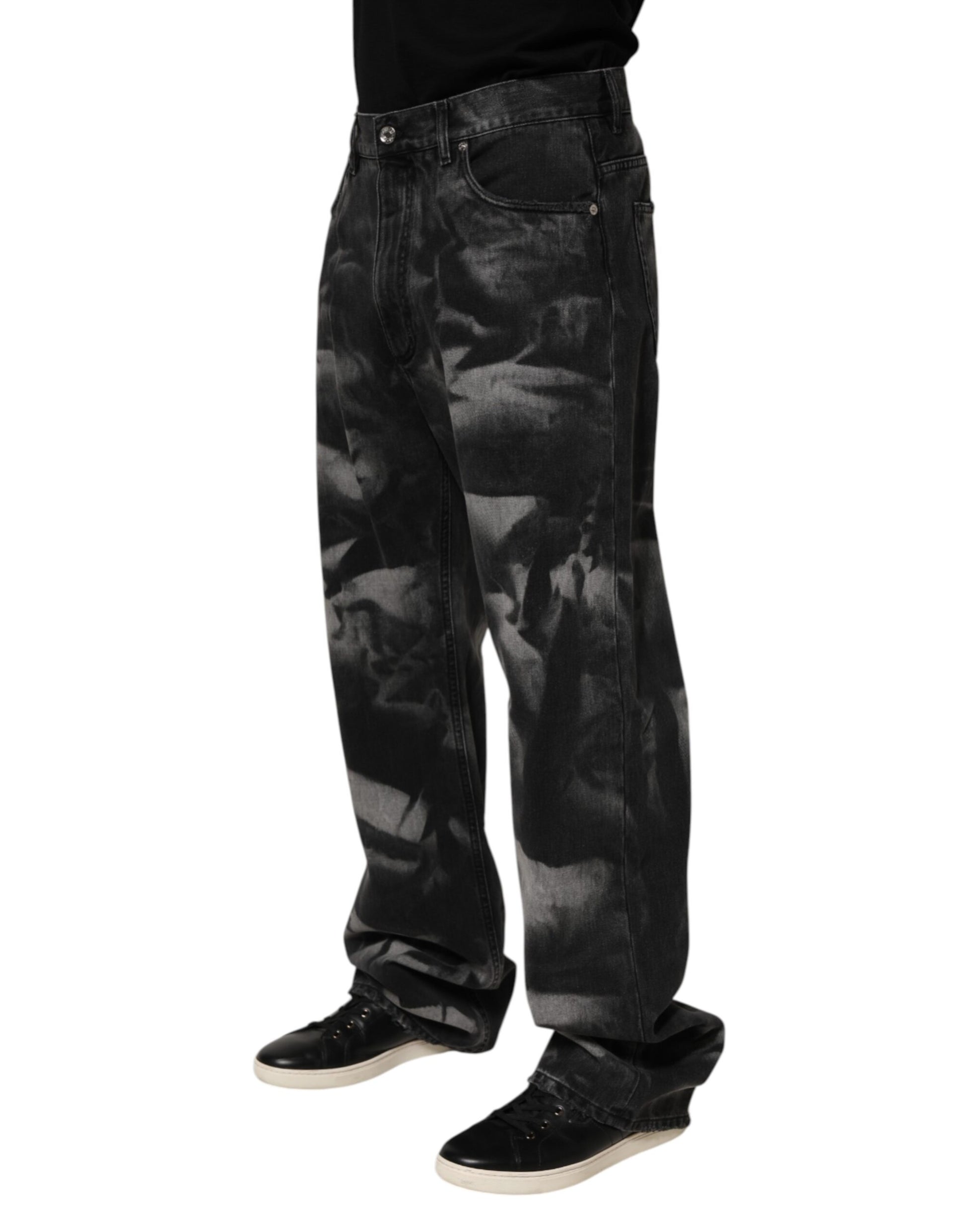 Dolce & Gabbana Black Casual Pants for Men detail view