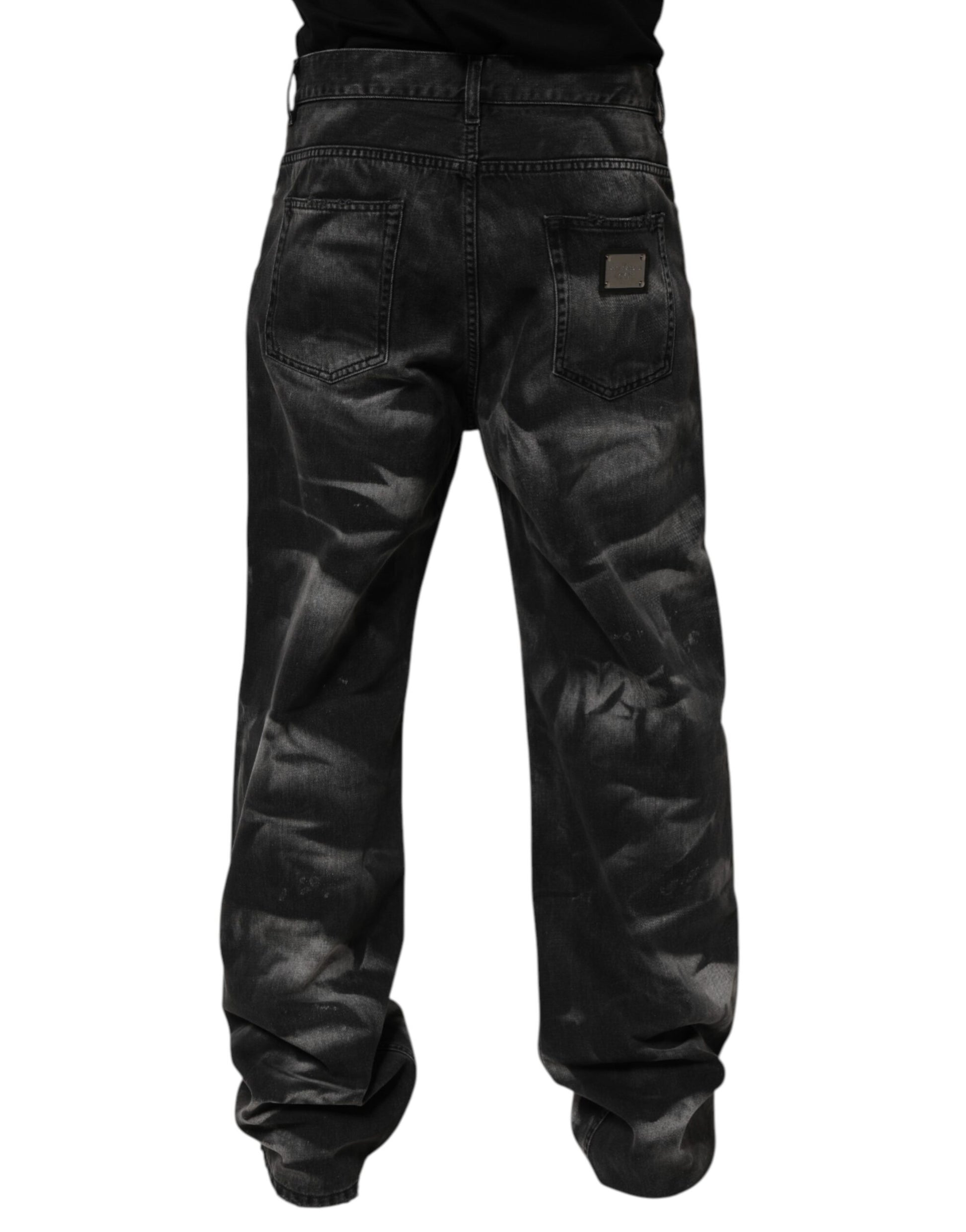 Dolce & Gabbana Black Casual Pants for Men side view
