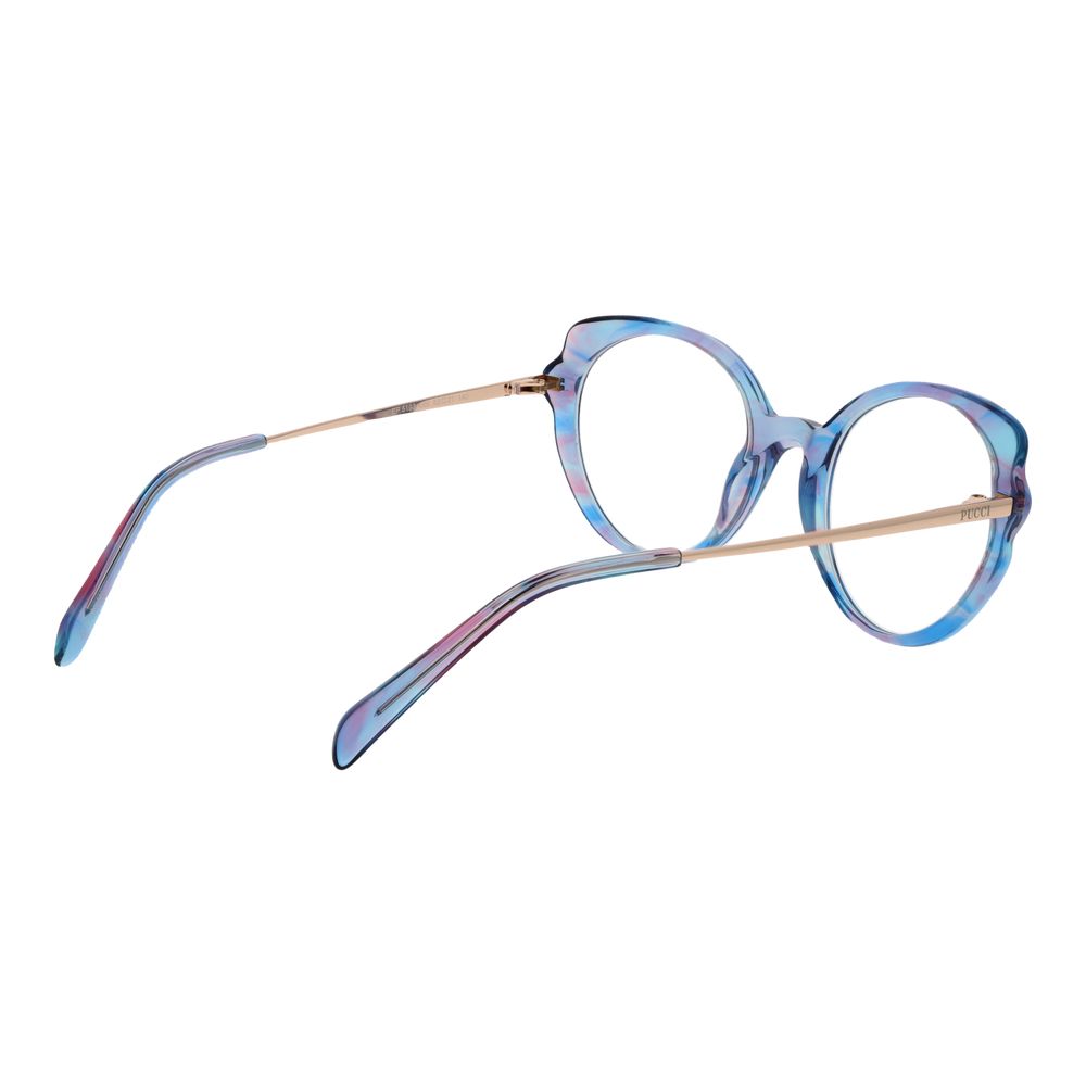 Emilio Pucci Blue Glasses Frames for Women detail view