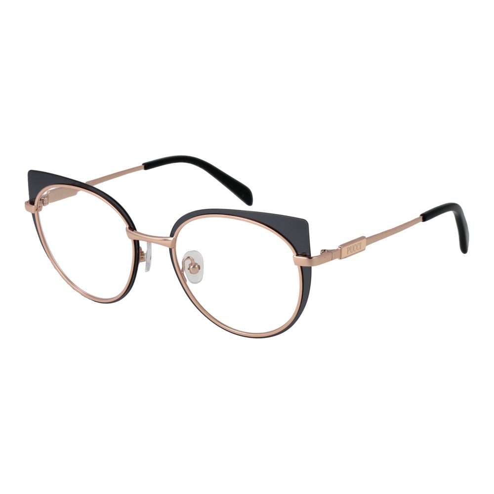 Emilio Pucci Gold Glasses Frames for Women