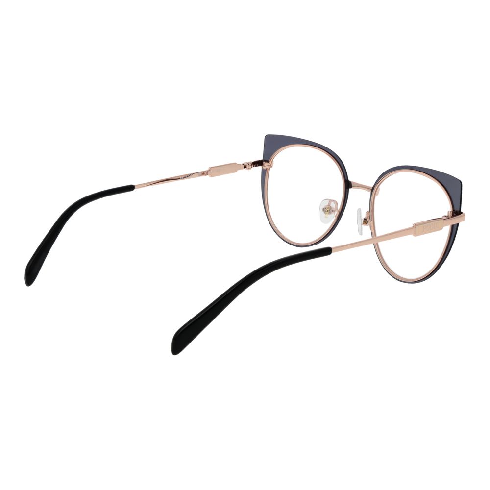 Emilio Pucci Gold Glasses Frames for Women detail view