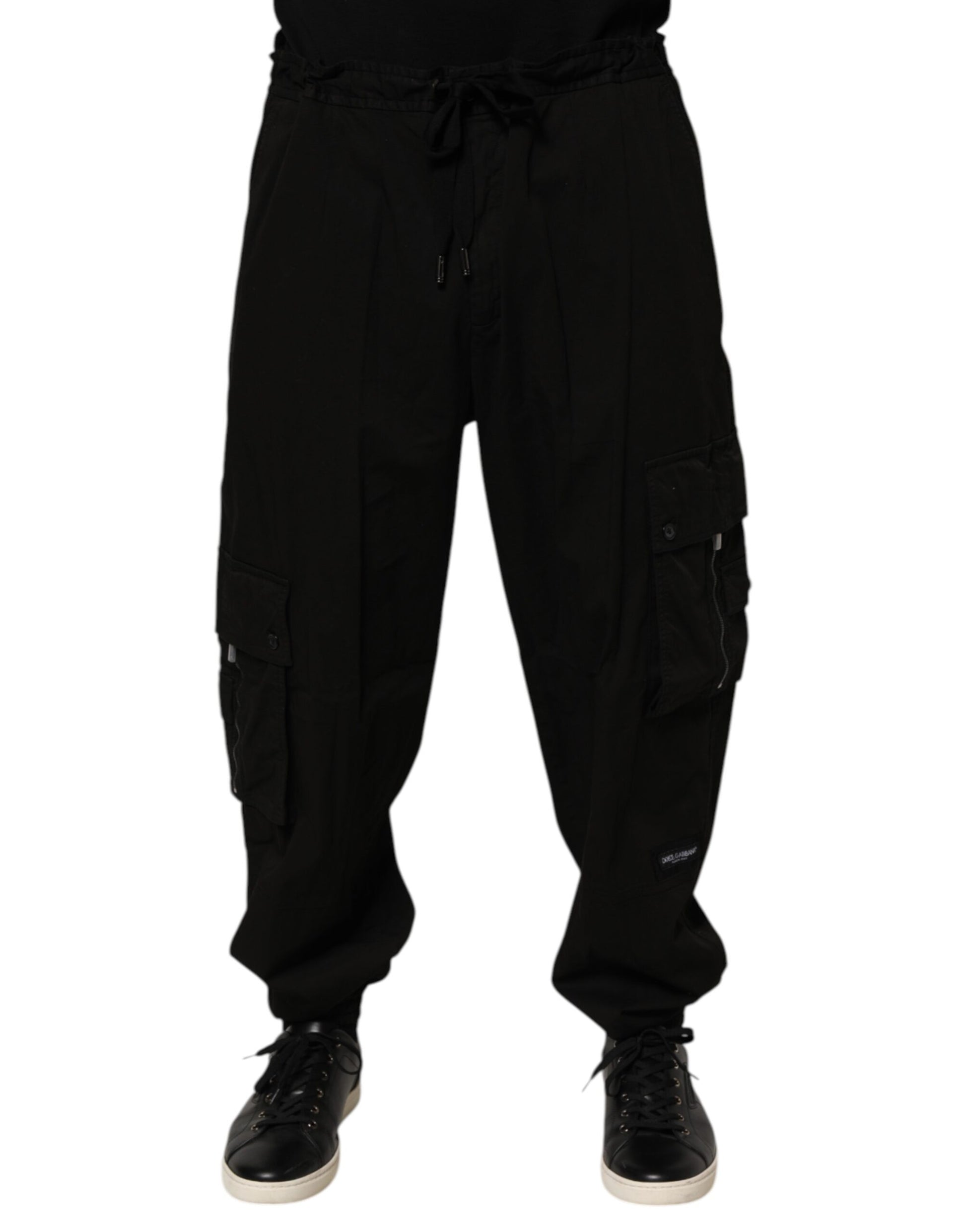 Dolce & Gabbana Black Athletic Pants for Men