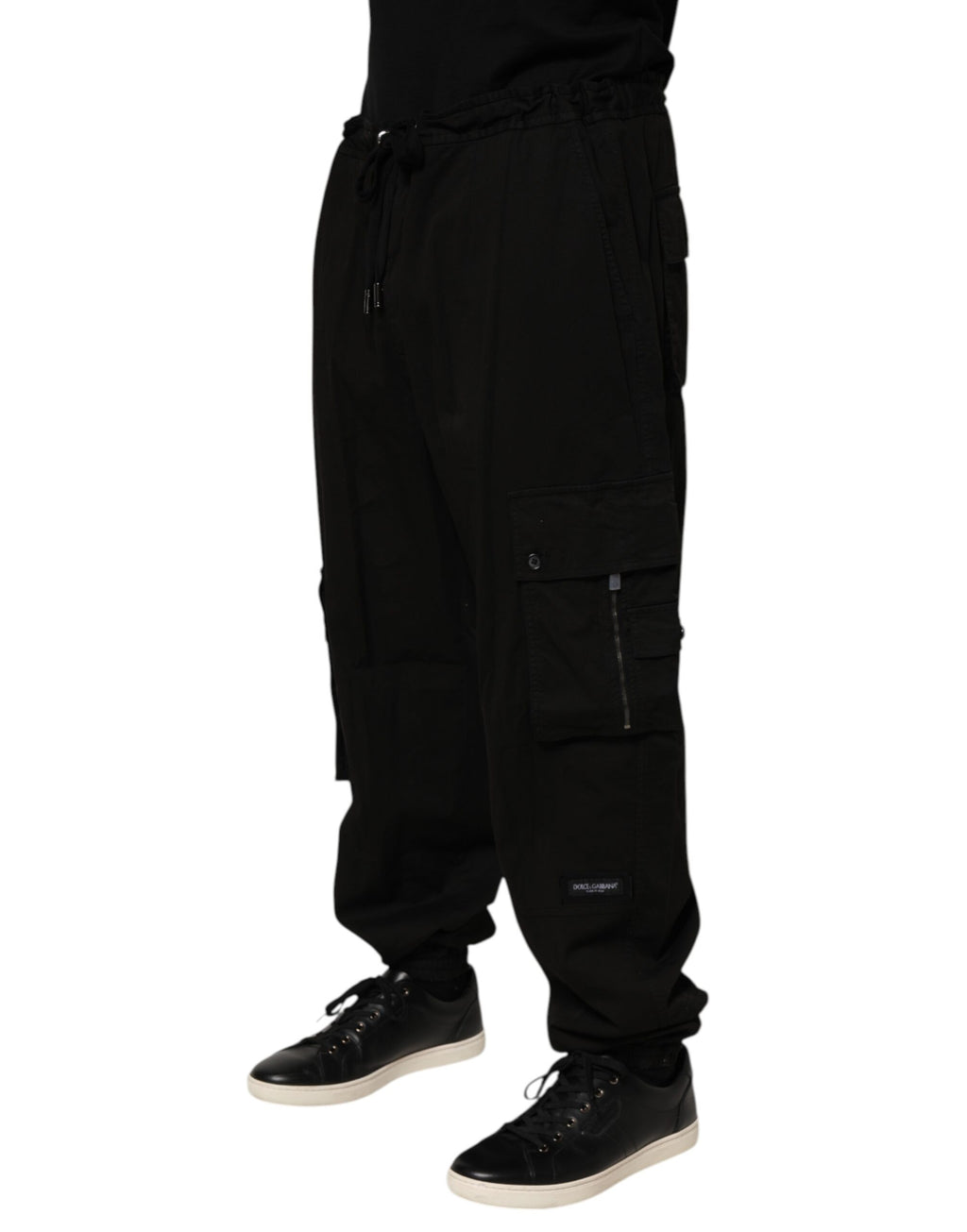 Dolce & Gabbana Black Athletic Pants for Men detail view