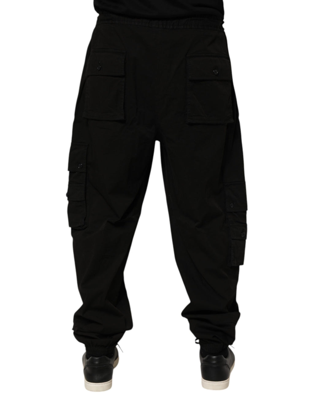 Dolce & Gabbana Black Athletic Pants for Men side view