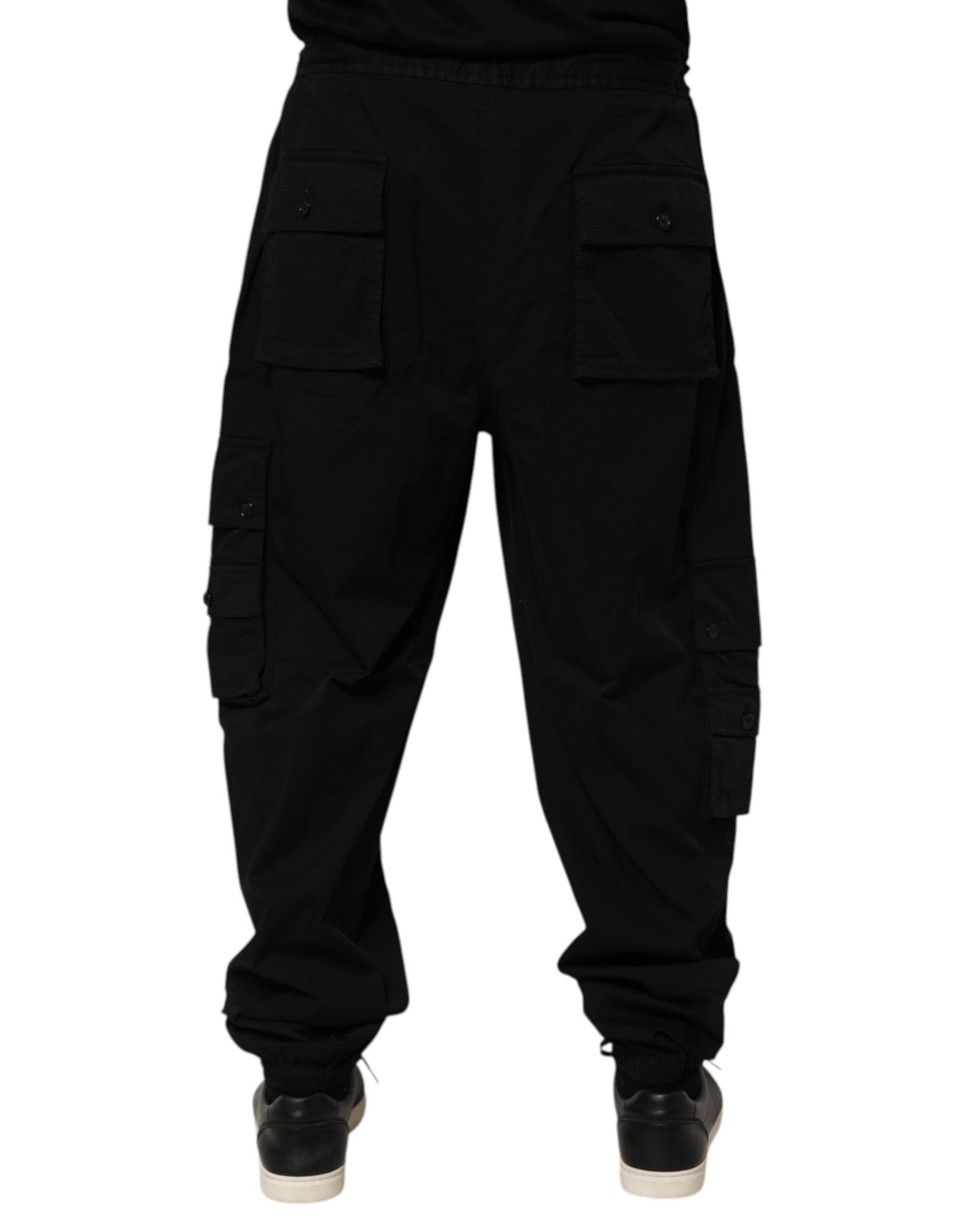 Dolce & Gabbana Black Athletic Pants for Men side view
