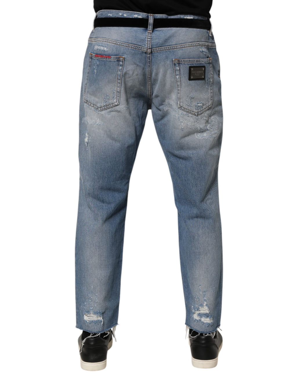 Dolce & Gabbana Blue Casual Pants for Men side view