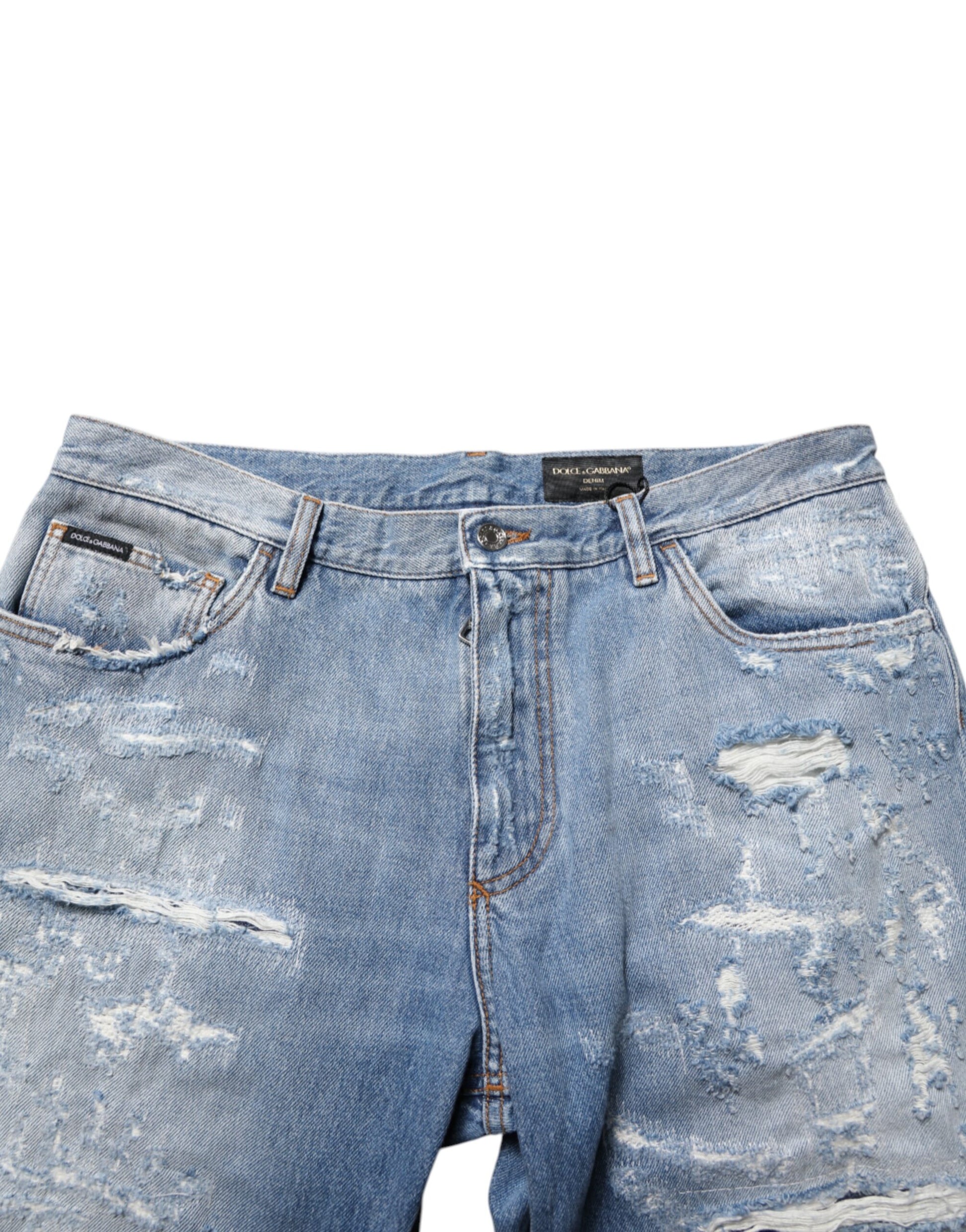 Dolce & Gabbana Blue Casual Pants for Men additional view