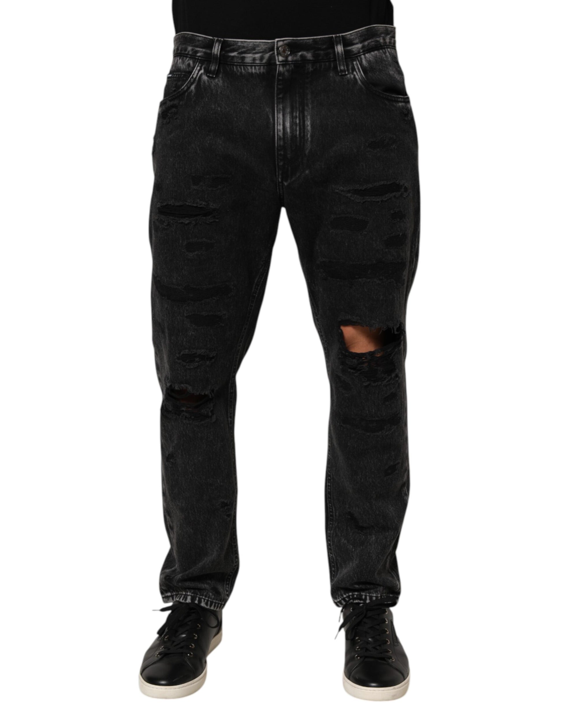 Dolce & Gabbana Black Casual Pants for Men