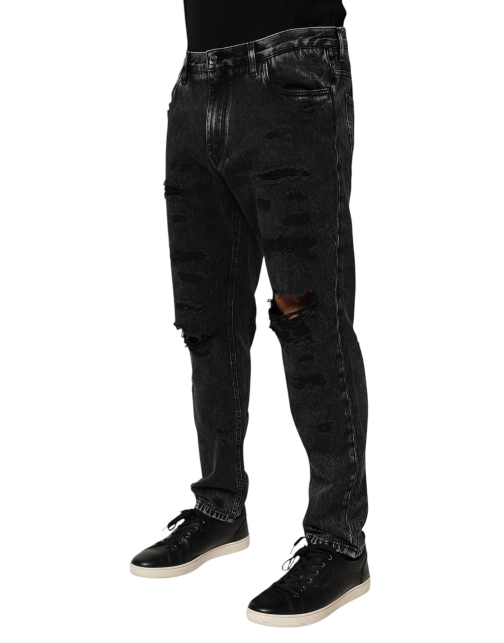Dolce & Gabbana Black Casual Pants for Men detail view