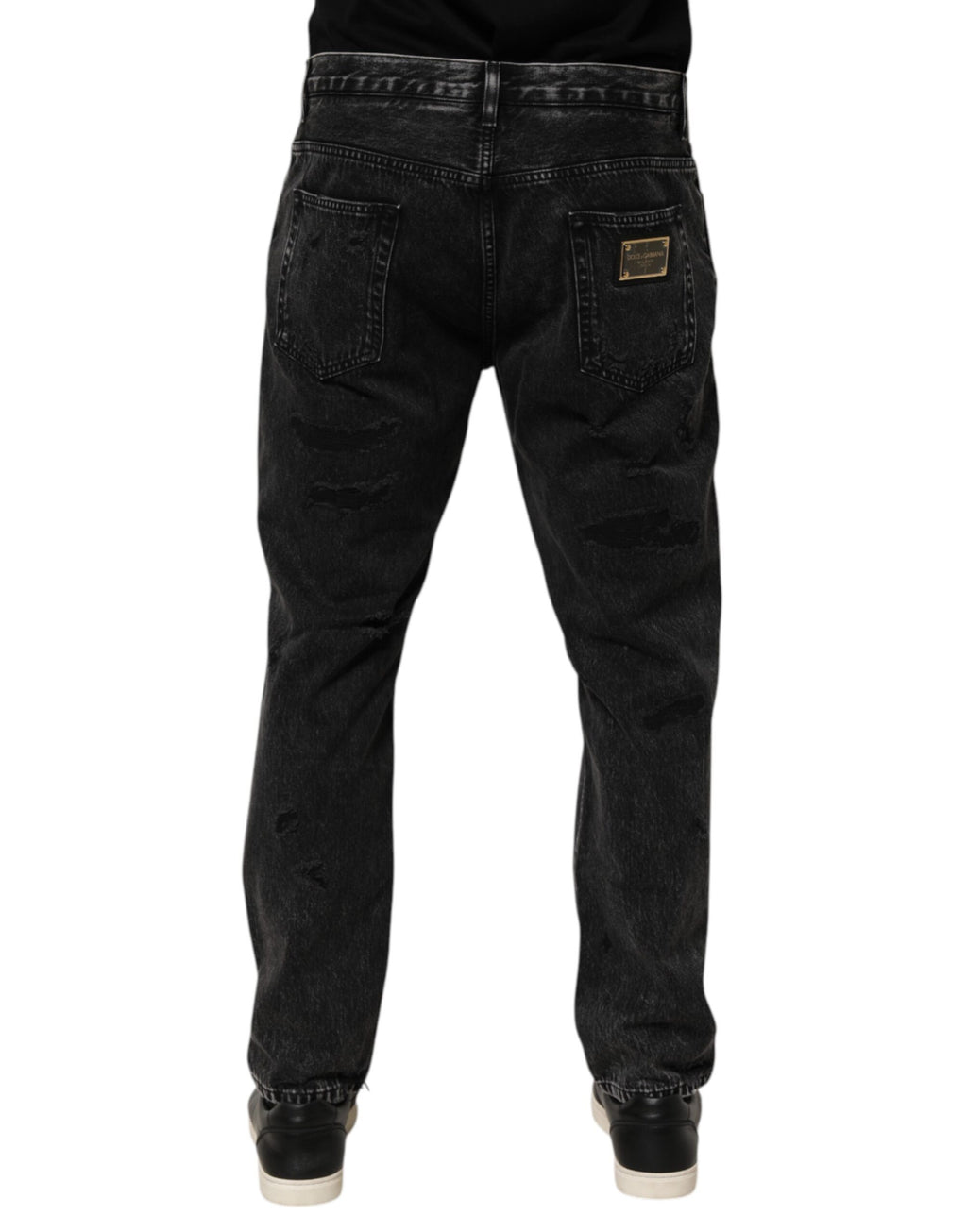 Dolce & Gabbana Black Casual Pants for Men side view
