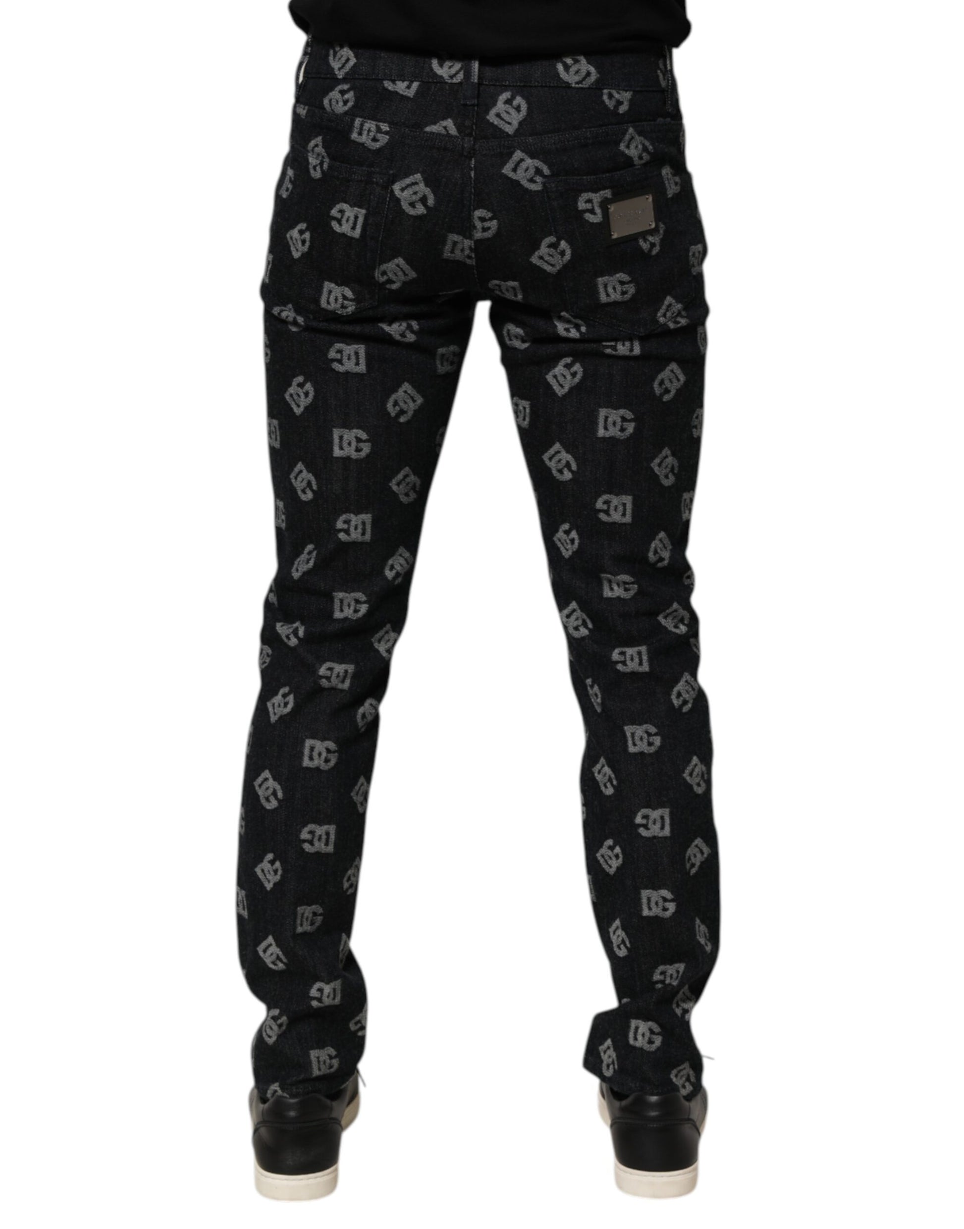 Dolce & Gabbana Black Casual Pants for Men side view