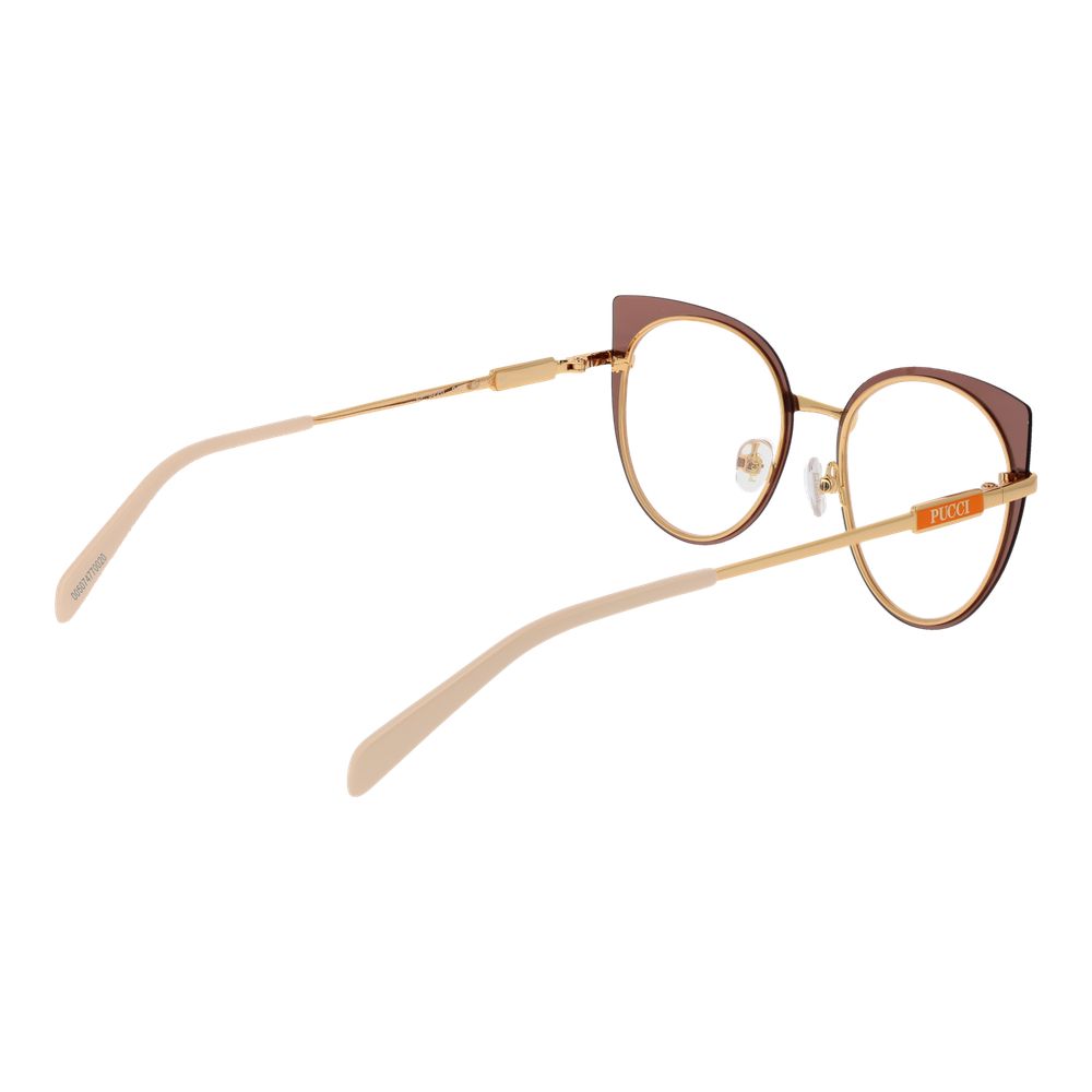 Emilio Pucci Brown Glasses Frames for Women detail view
