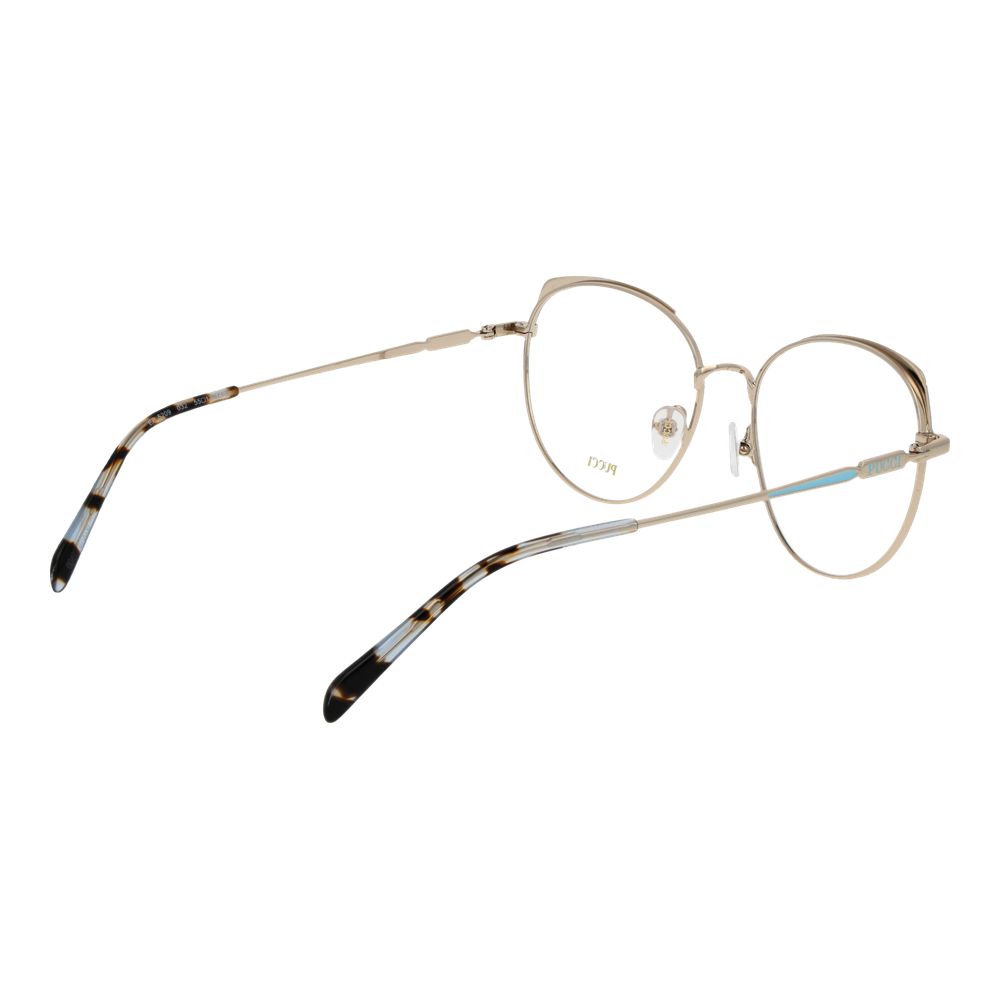 Emilio Pucci Gold Glasses Frames for Women detail view