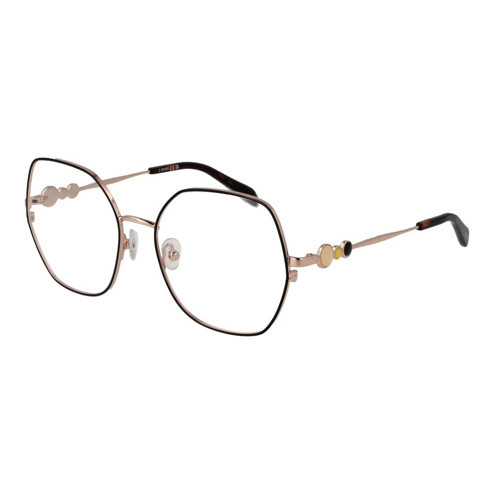 Lunettes (monture) en métal noir Emilio Pucci