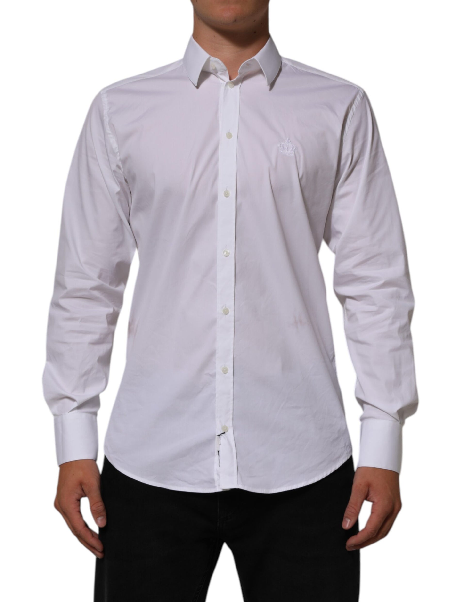 Dolce & Gabbana White Dress Shirt for Men