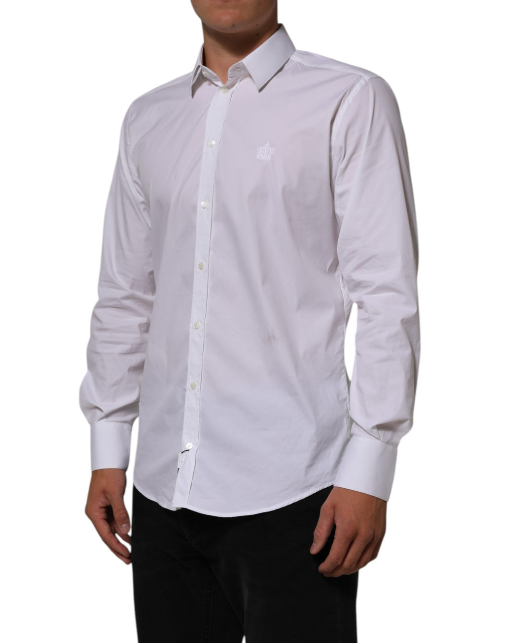 Dolce & Gabbana White Dress Shirt for Men detail view