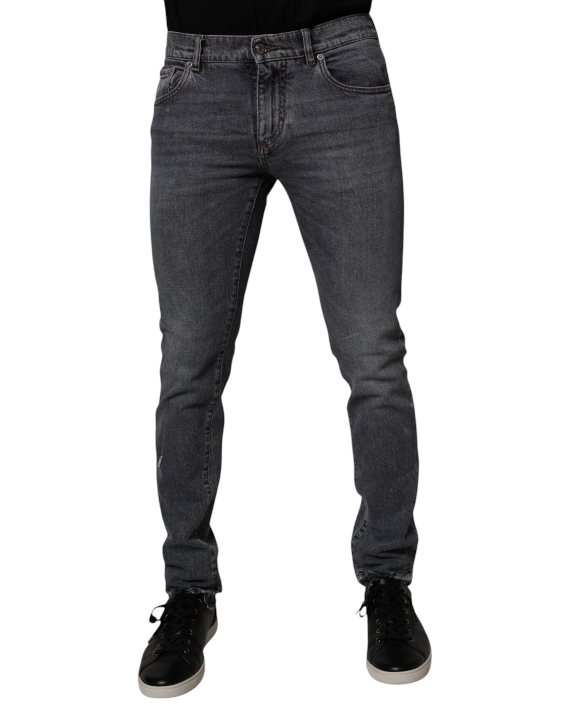 Dolce & Gabbana Grey Casual Pants for Men
