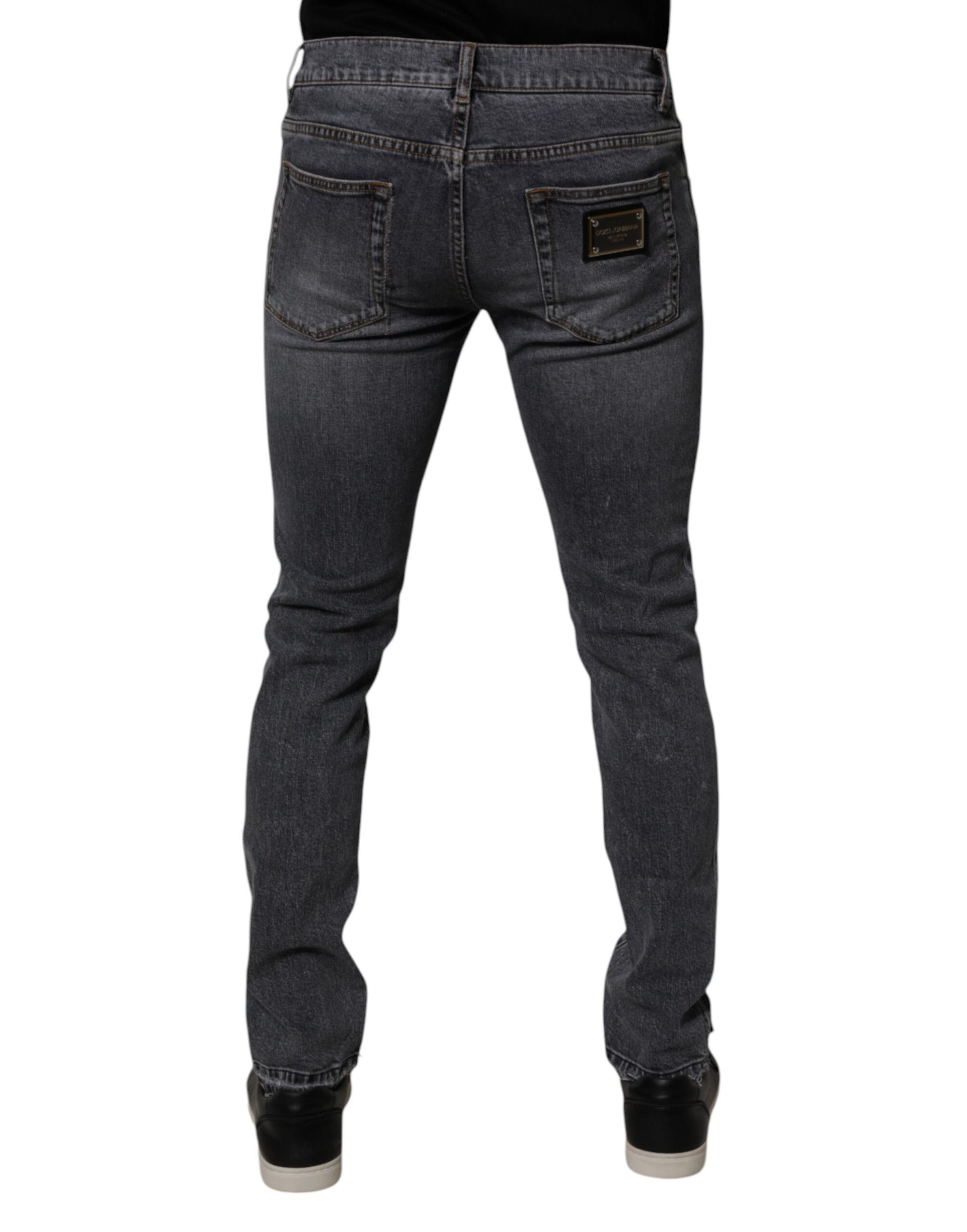 Dolce & Gabbana Grey Casual Pants for Men side view
