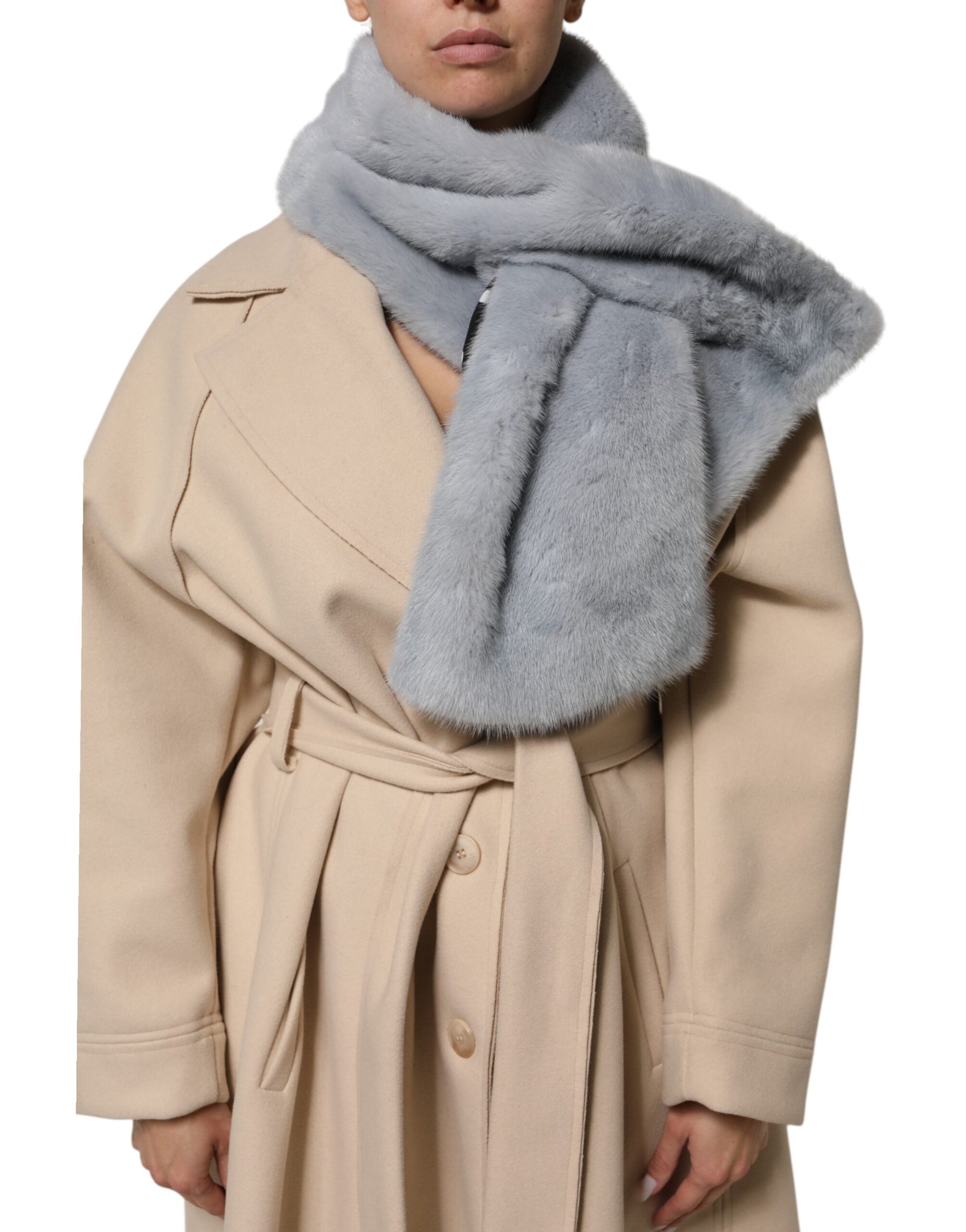 Dolce & Gabbana Blue Scarf for Women alternate view