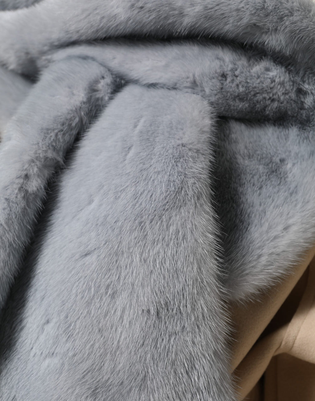 Dolce & Gabbana Blue Scarf for Women detail view