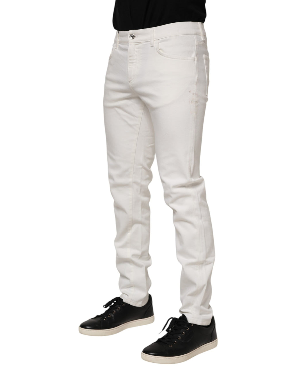 Dolce & Gabbana White Casual Pants for Men detail view