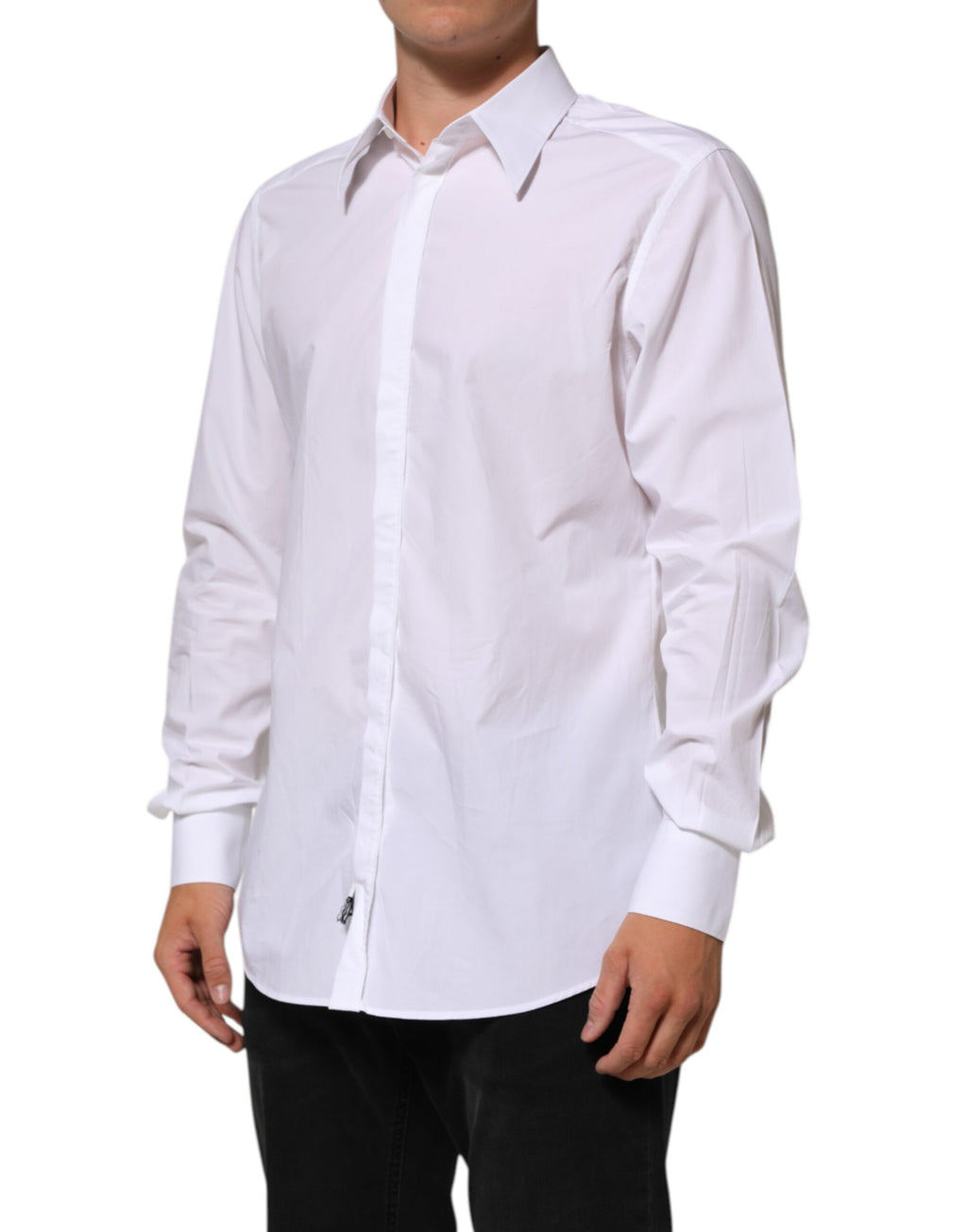 Chemise habillée homme Dolce & Gabbana en coton blanc MARTINI
