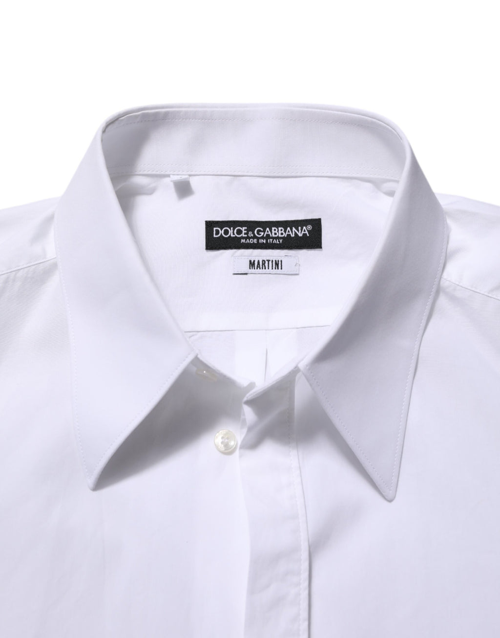 Chemise habillée homme Dolce & Gabbana en coton blanc MARTINI