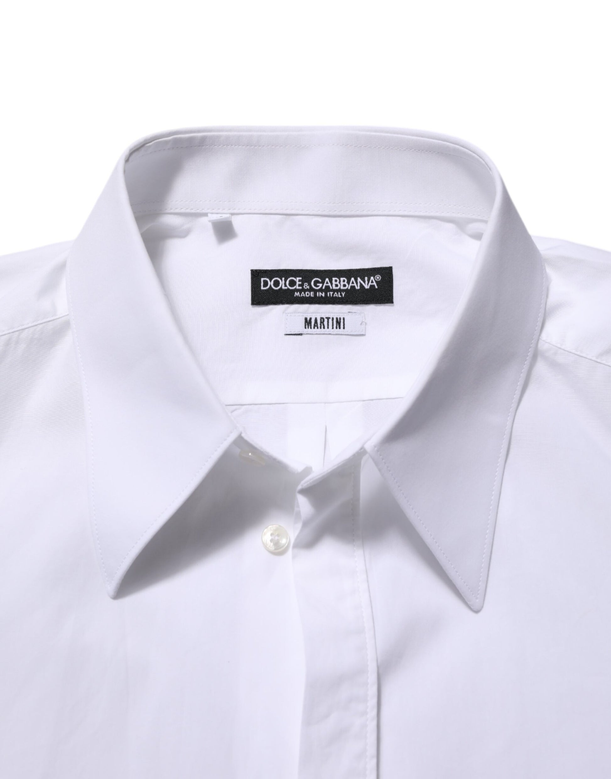 Chemise habillée homme Dolce & Gabbana en coton blanc MARTINI