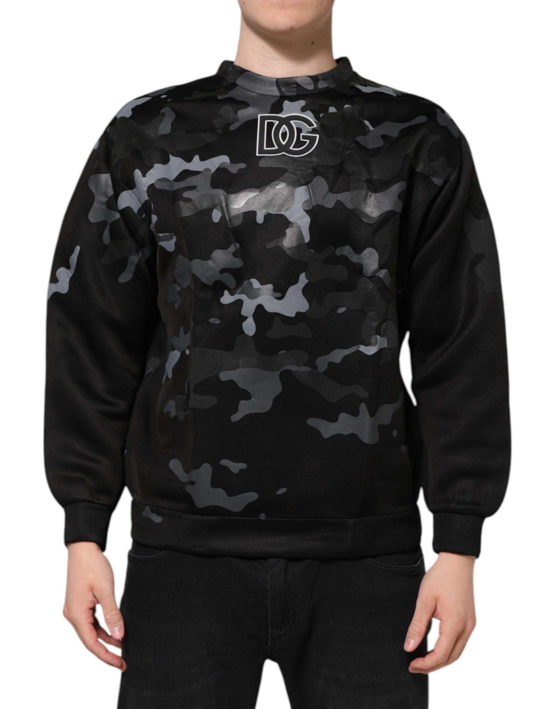 Dolce & Gabbana Black Long Sleeve T-Shirt for Men