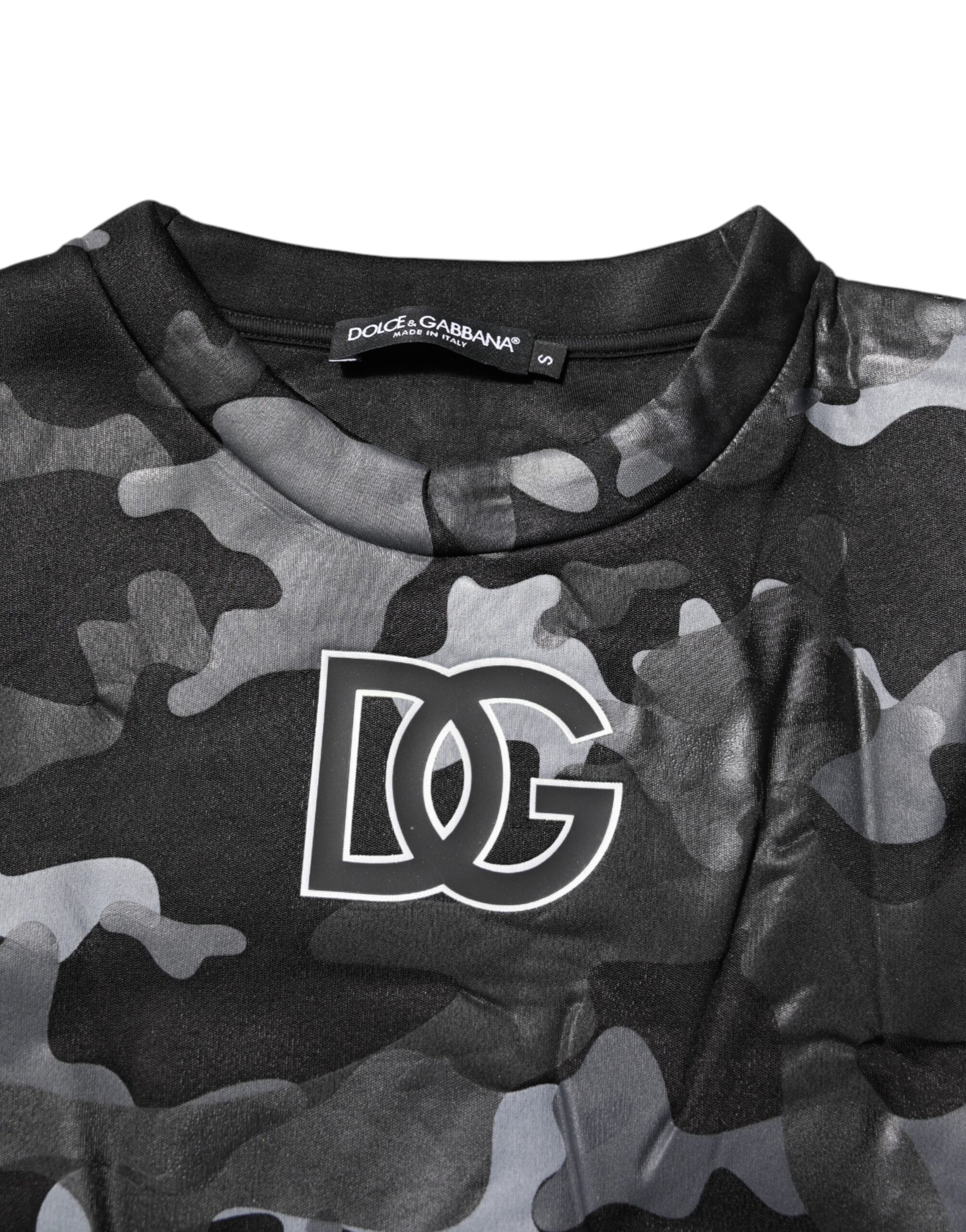 Dolce & Gabbana Black Long Sleeve T-Shirt for Men additional view