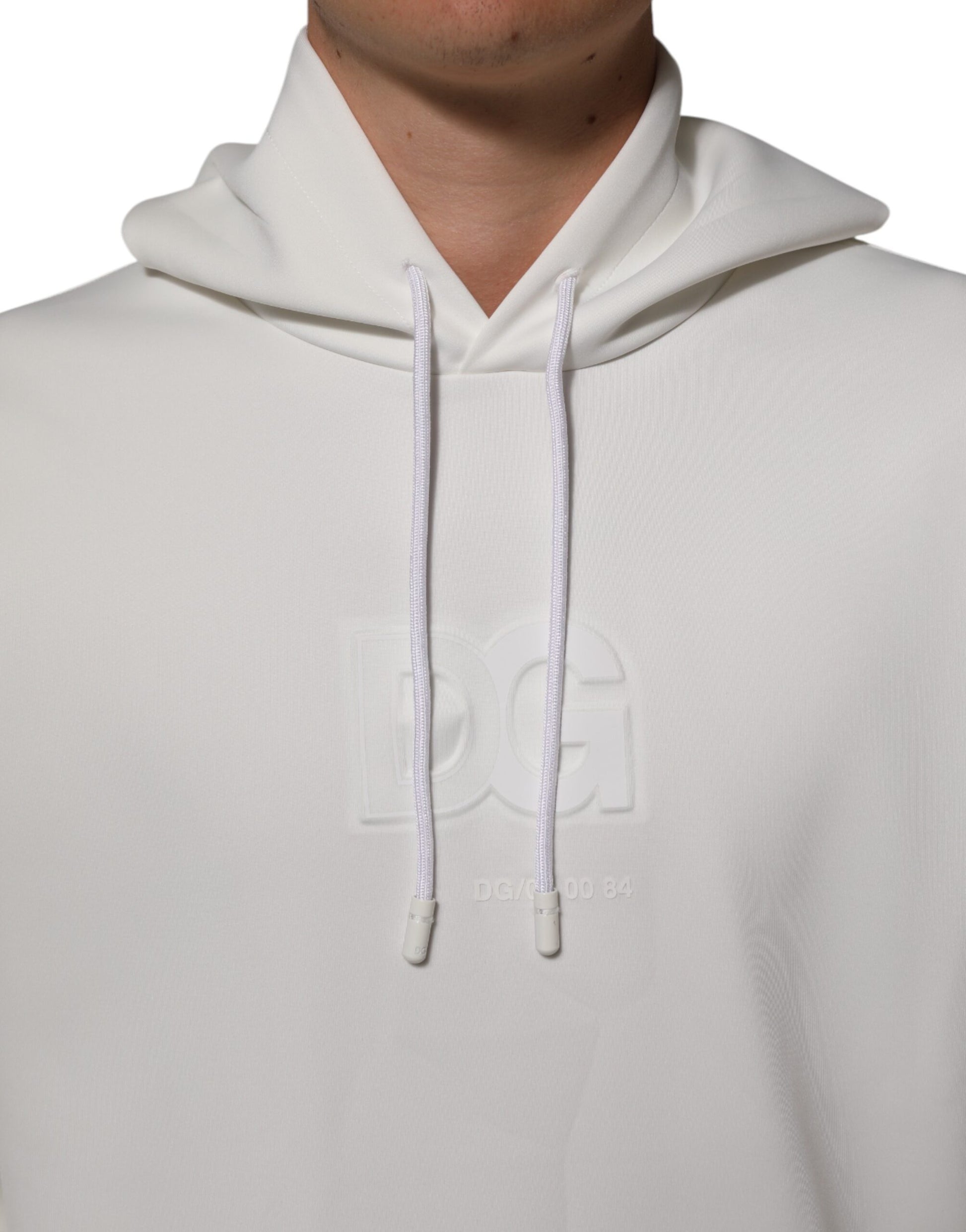 Dolce & Gabbana White Hoodie for Men additional view