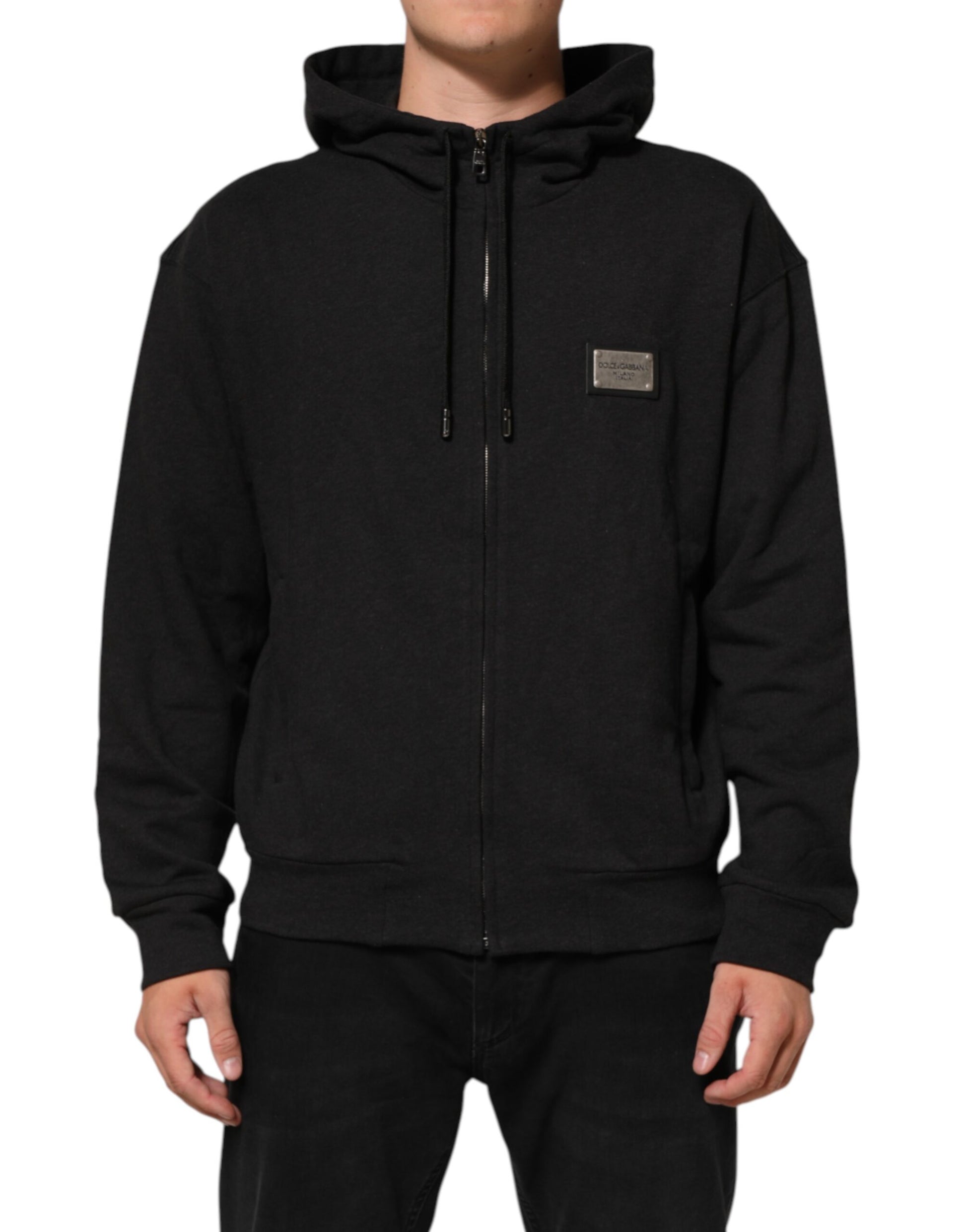 Dolce & Gabbana Black Hoodie for Men