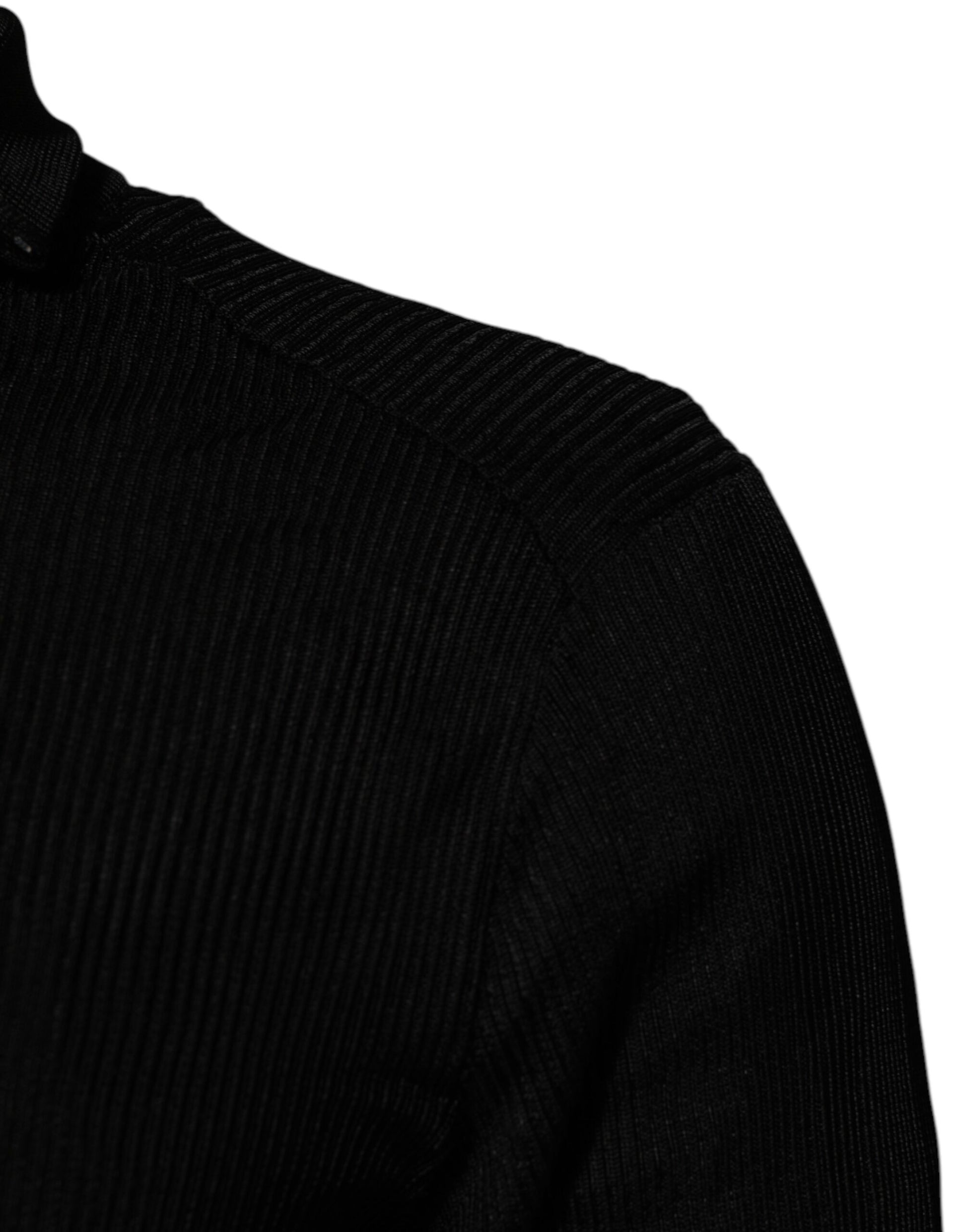 Dolce & Gabbana Black Long Sleeve T-Shirt for Men additional view