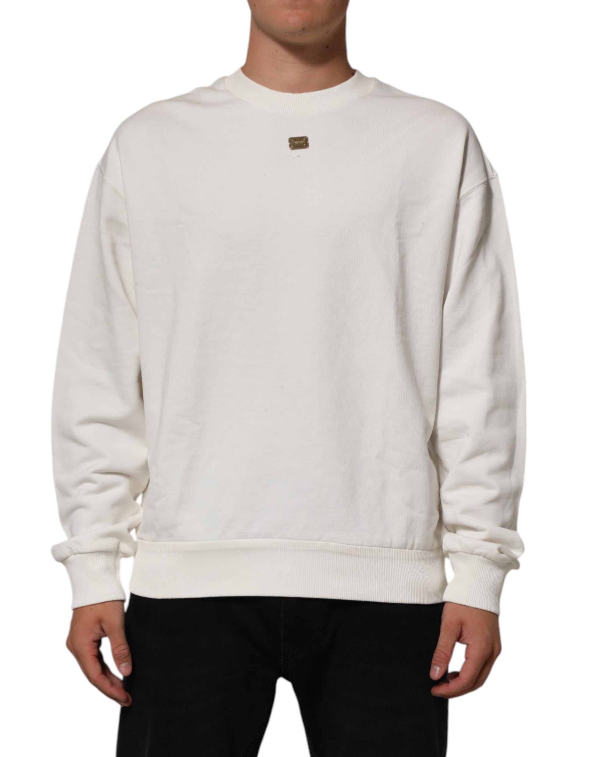 Dolce & Gabbana White Long Sleeve T-Shirt for Men alternate view