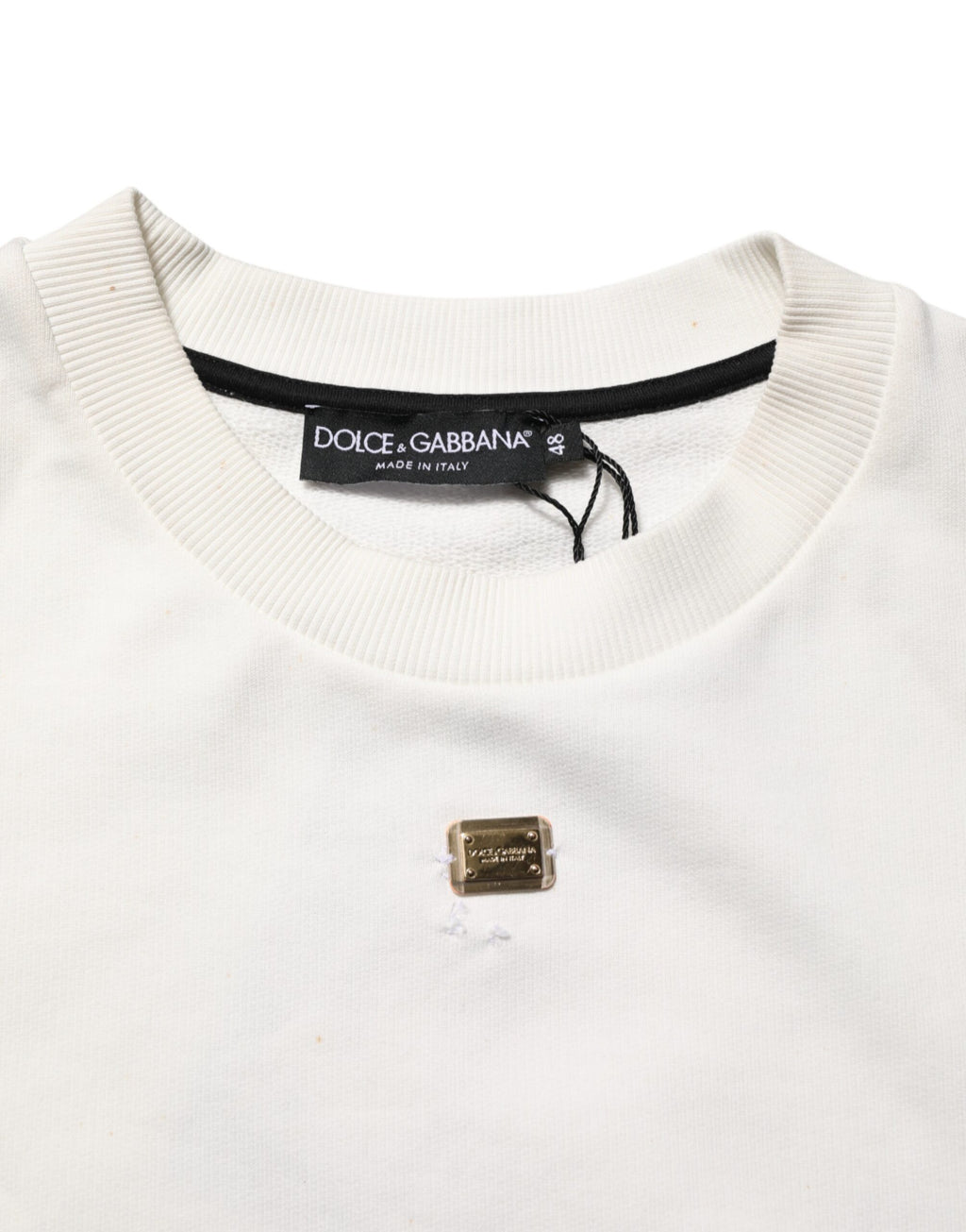 Dolce & Gabbana White Long Sleeve T-Shirt for Men additional view