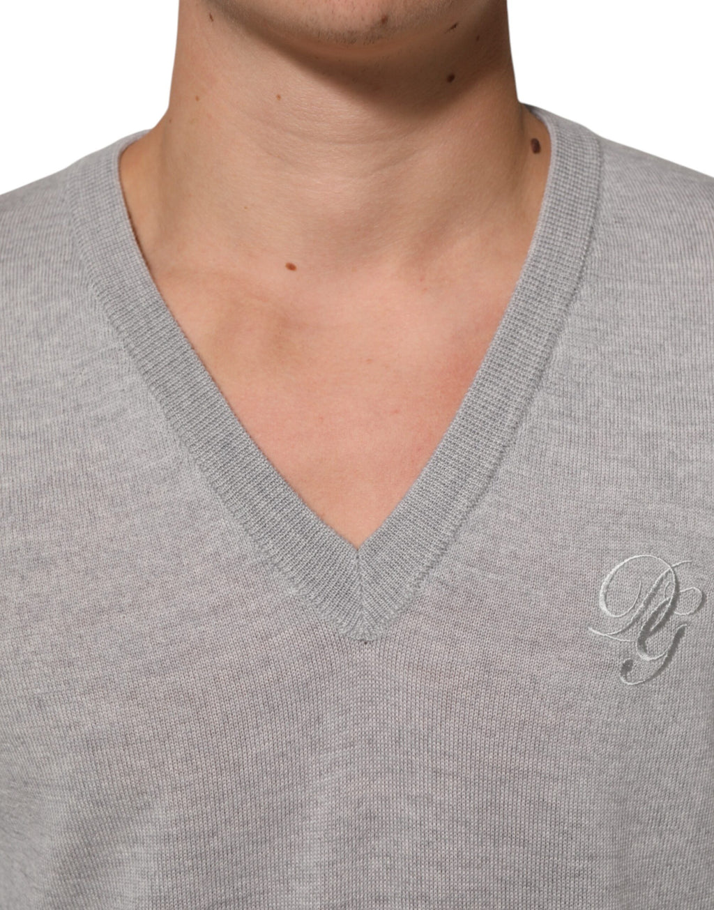 Dolce & Gabbana Grey Long Sleeve T-Shirt for Men additional view