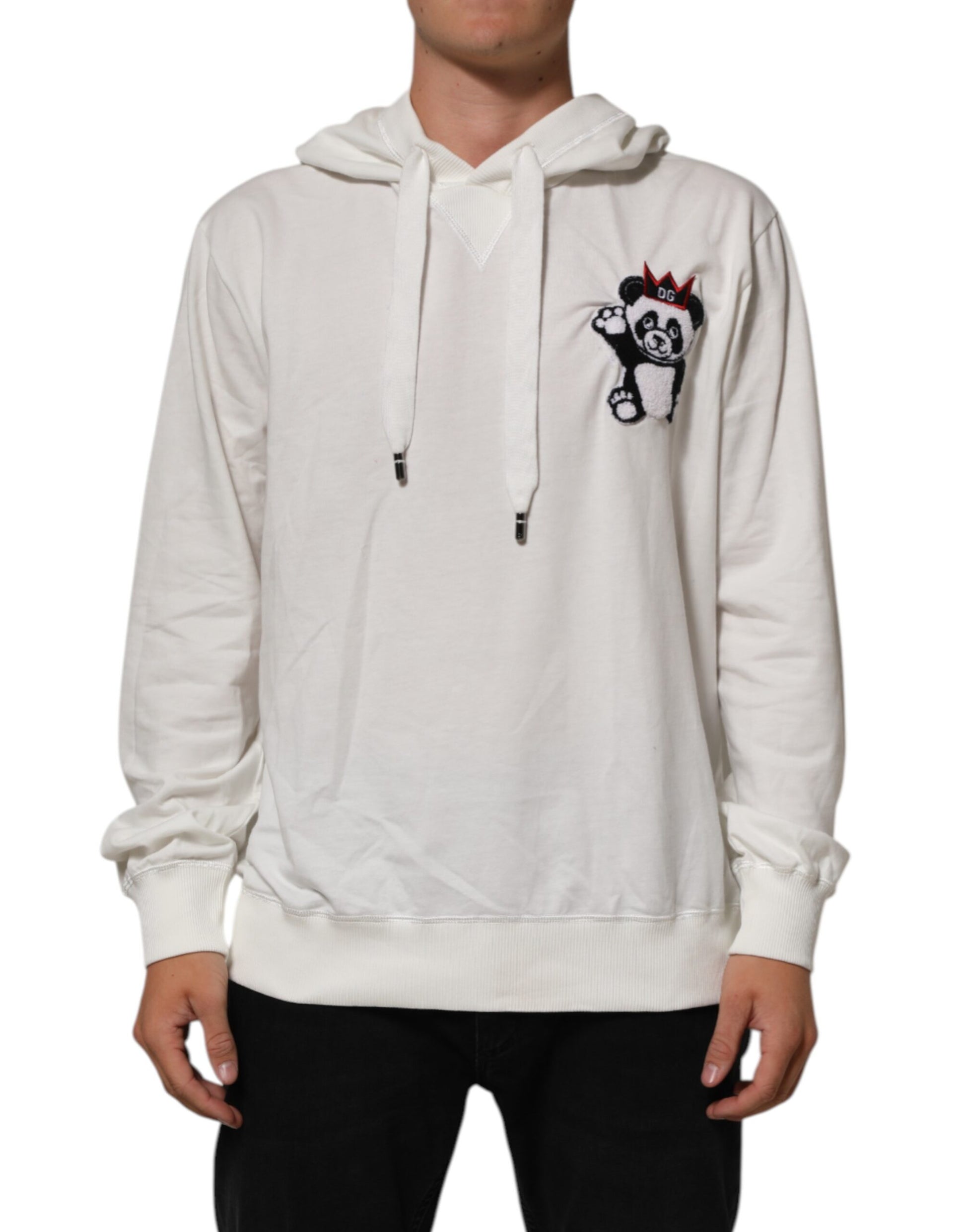 Dolce & Gabbana White Hoodie for Men