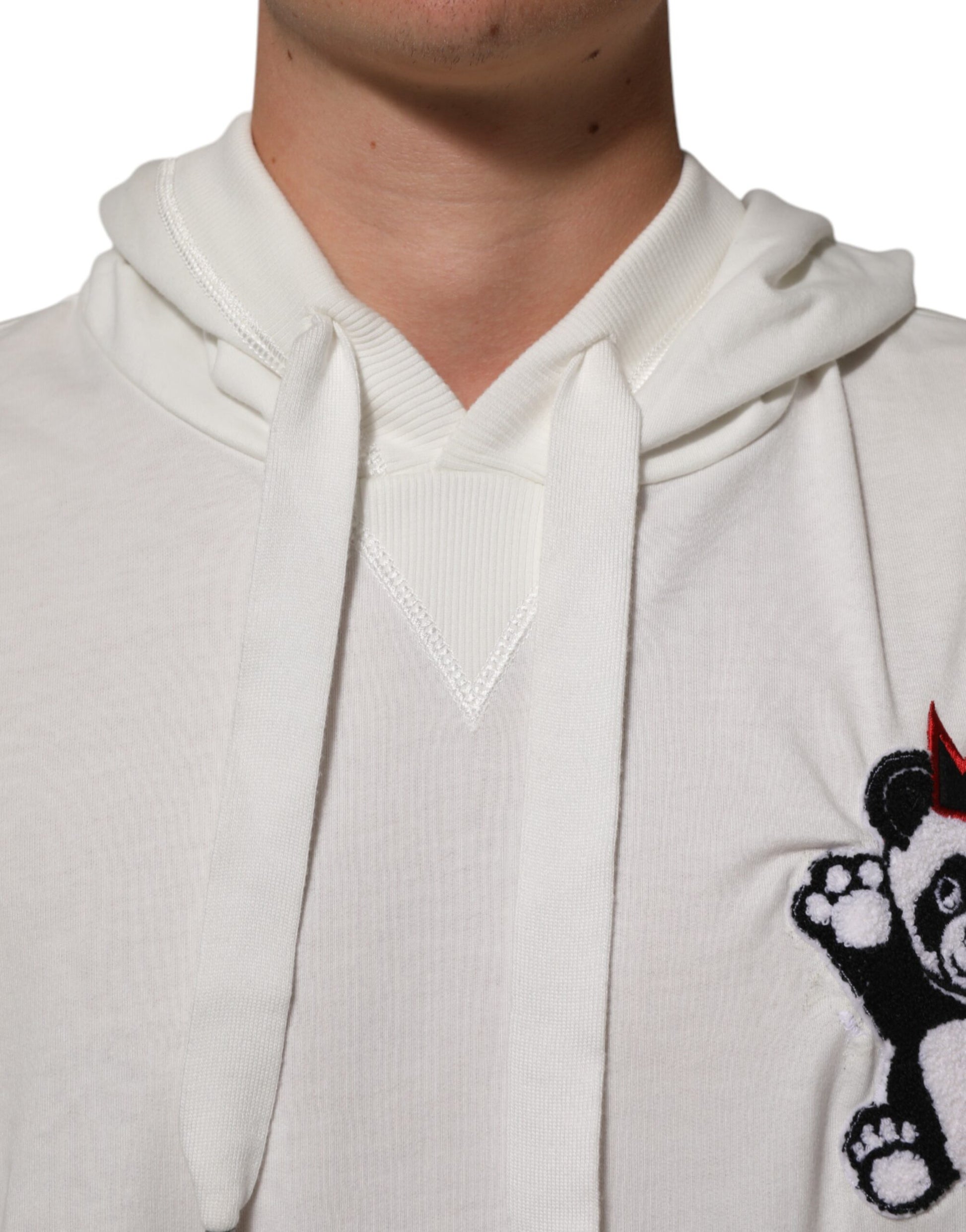 Dolce & Gabbana White Hoodie for Men additional view