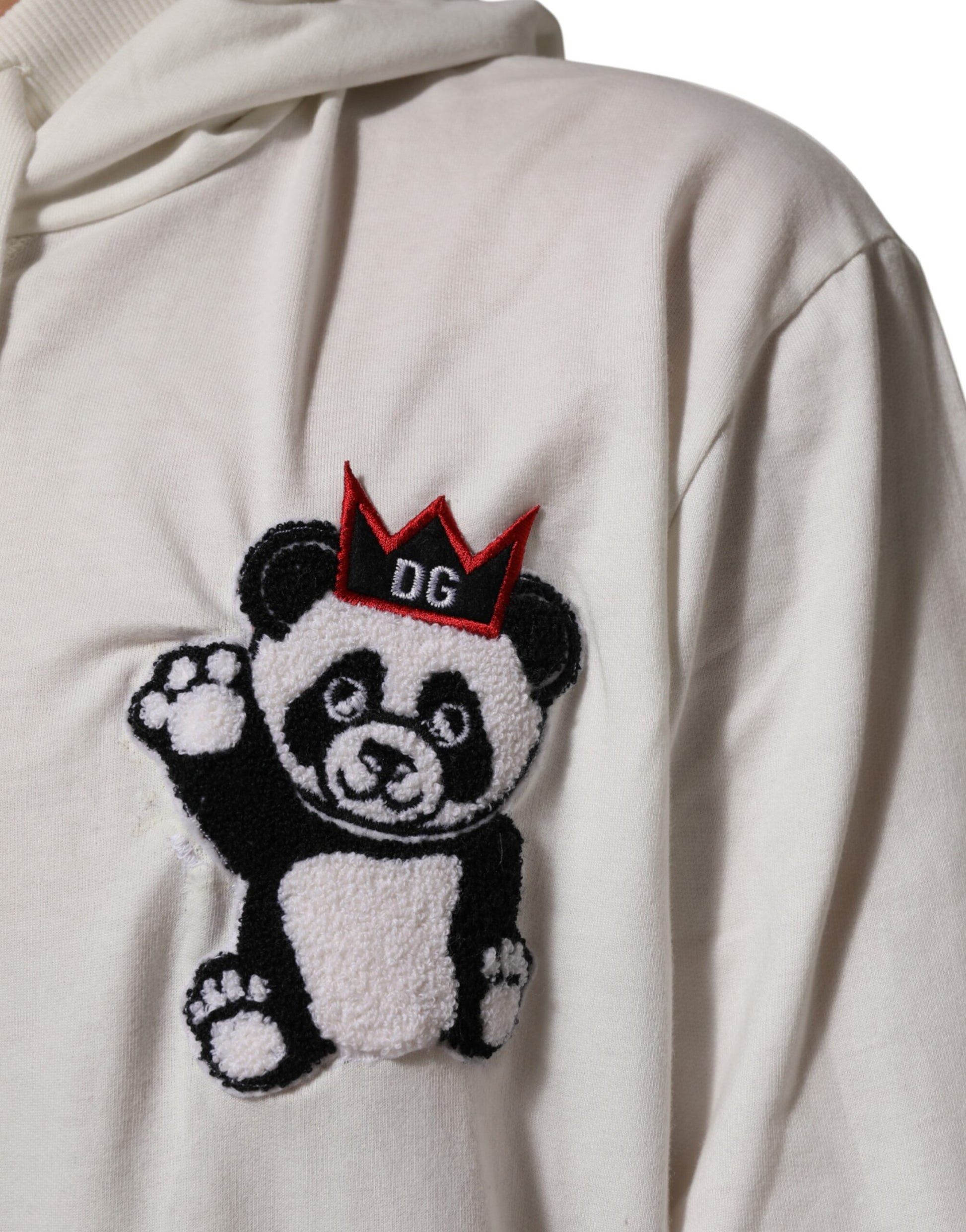 Dolce & Gabbana White Hoodie for Men additional view