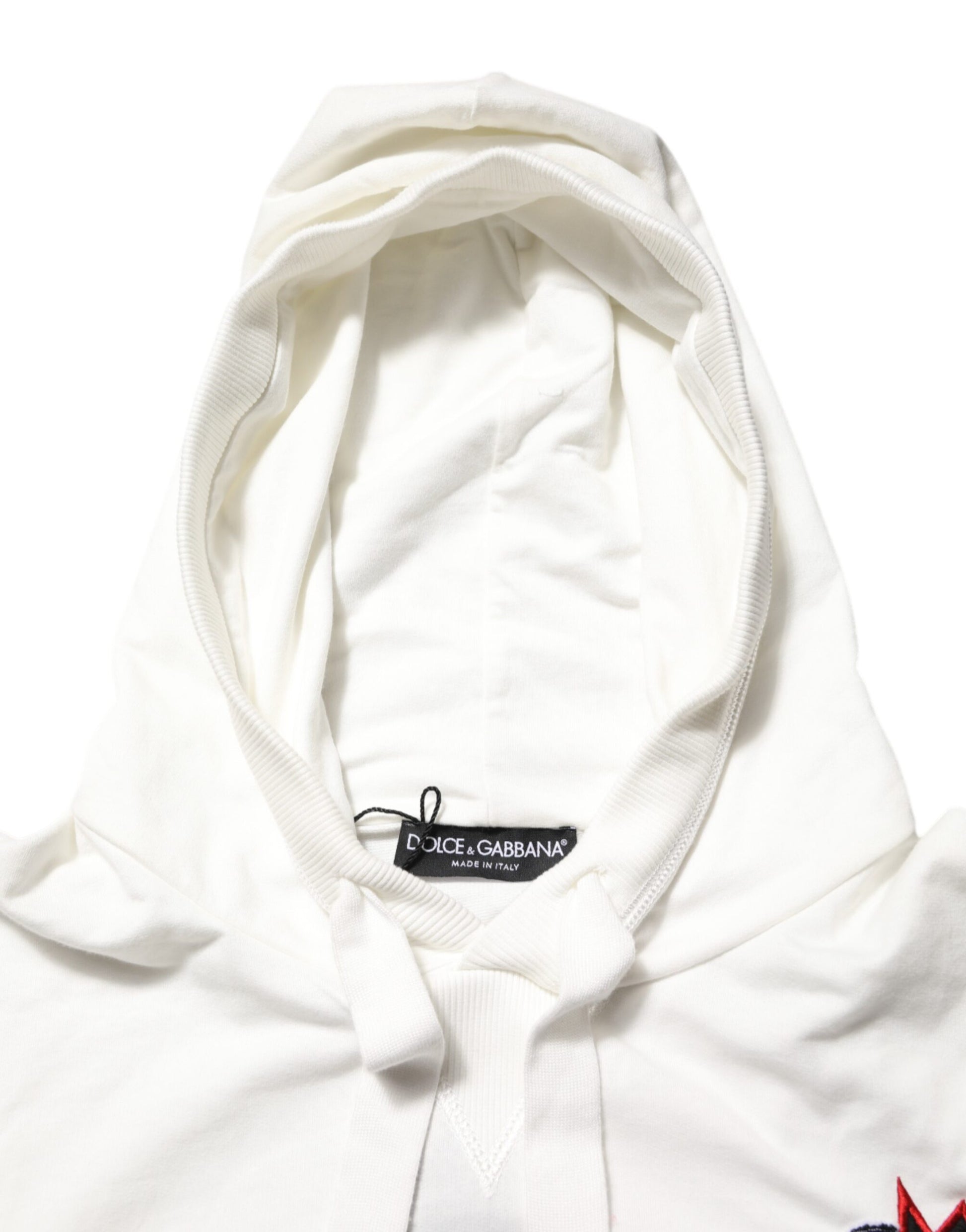 Dolce & Gabbana White Hoodie for Men additional view