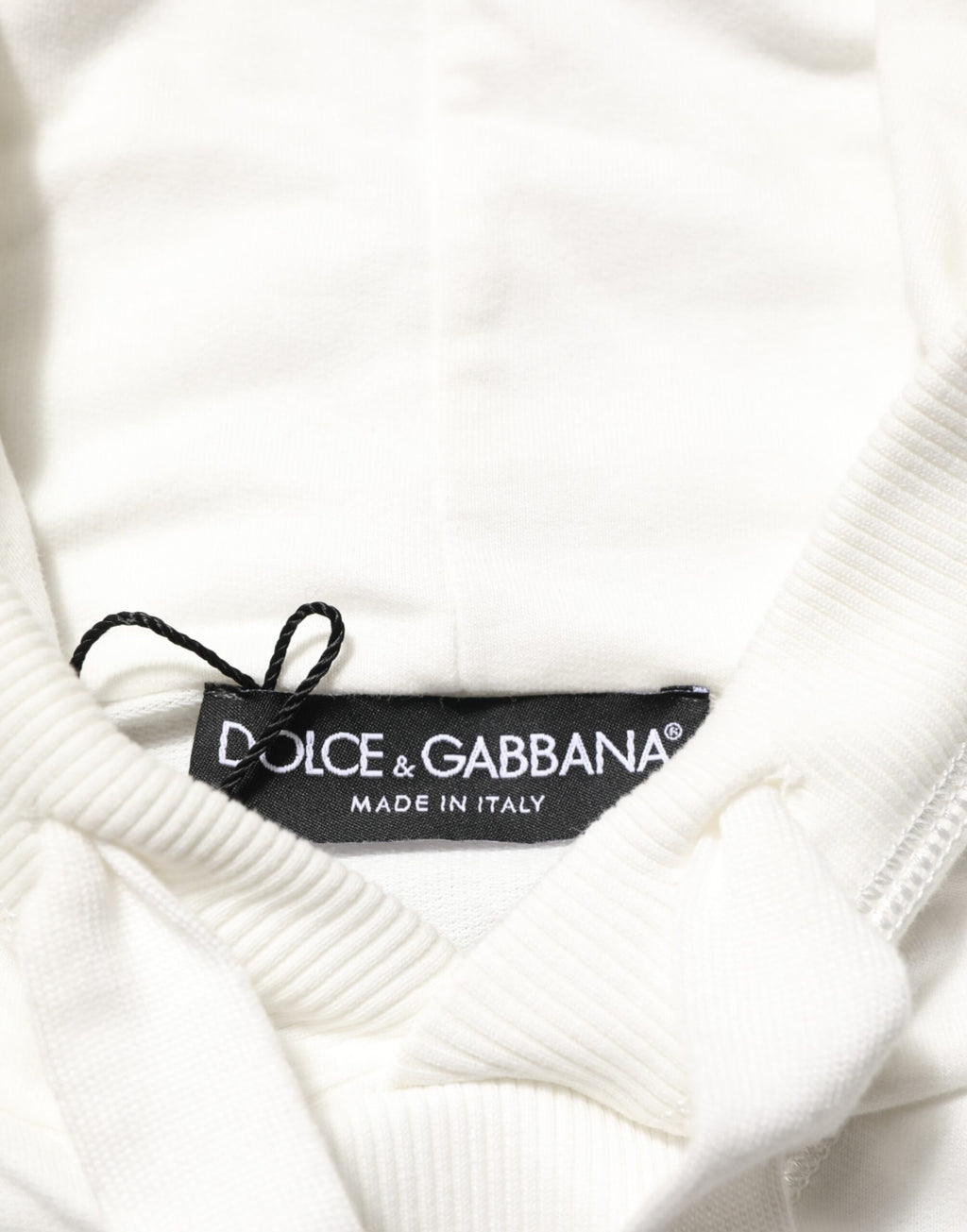 Dolce & Gabbana White Hoodie for Men additional view