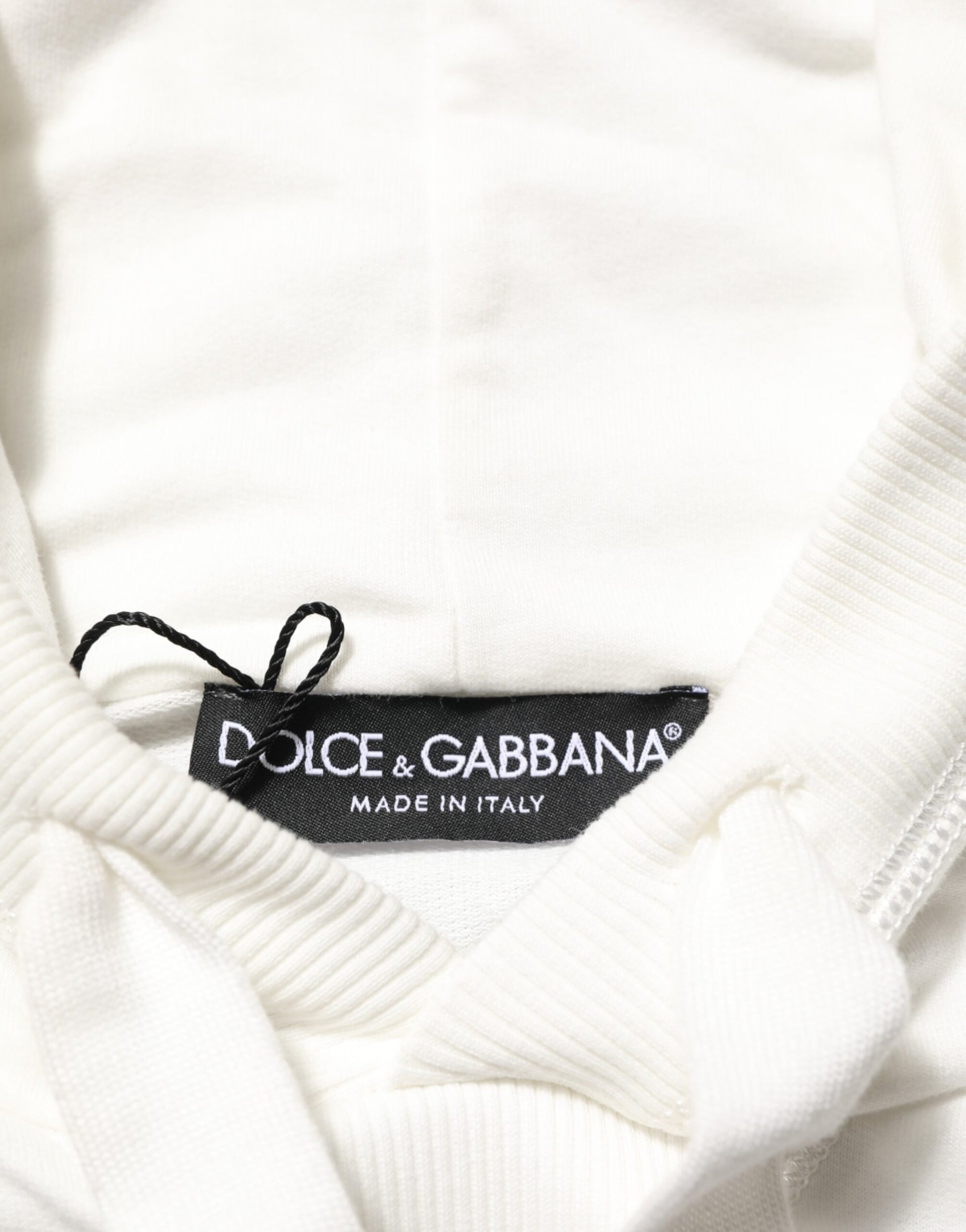 Dolce & Gabbana White Hoodie for Men additional view