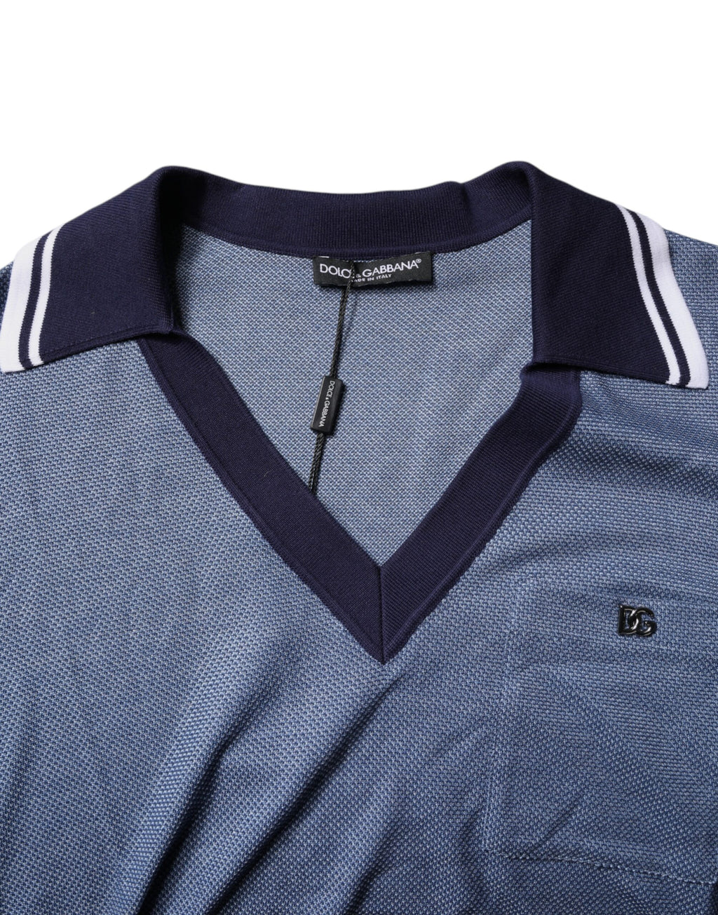 Dolce & Gabbana Blue Polo Shirt for Men additional view