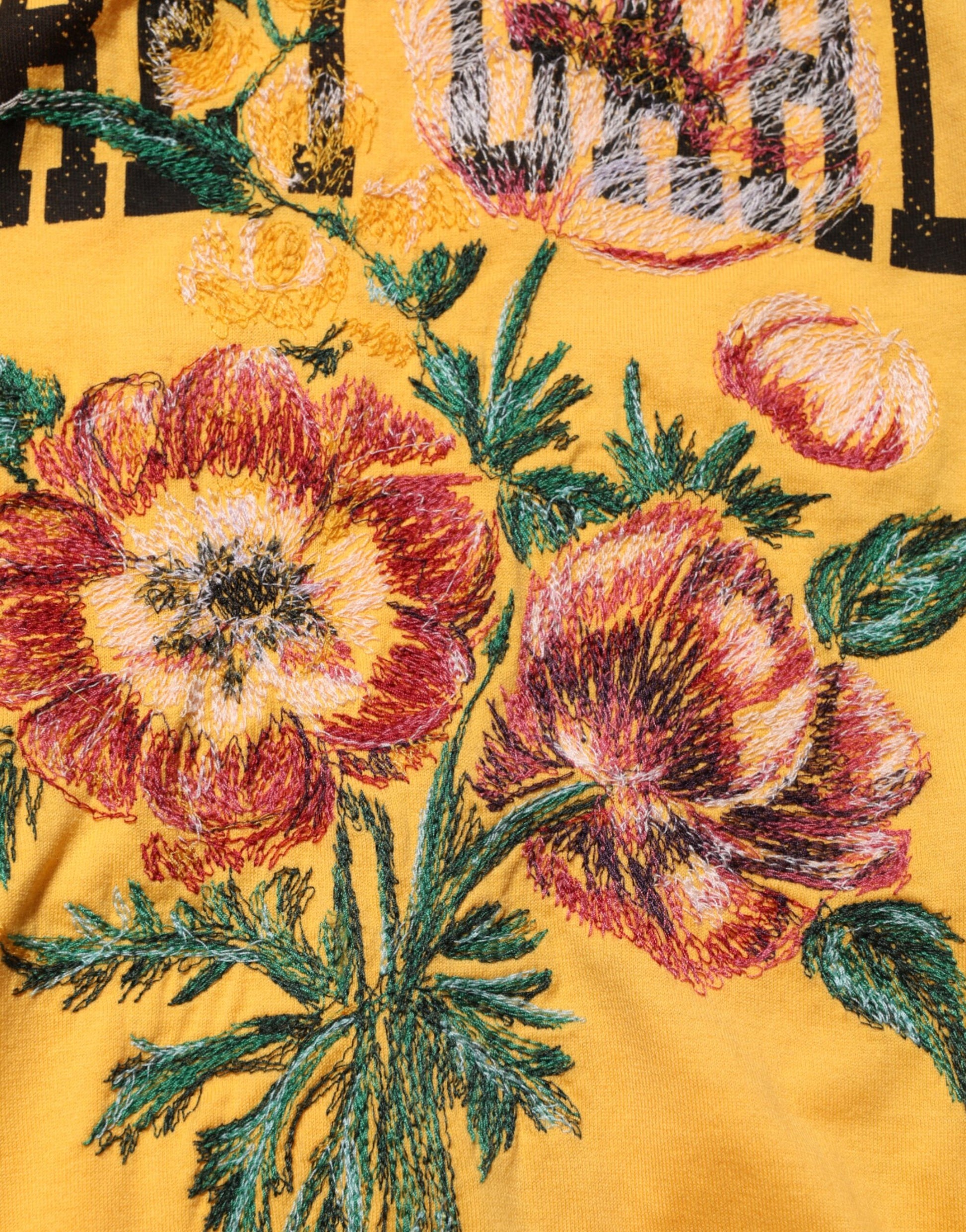 Dolce & Gabbana Yellow Short-Sleeve Shirt for Men additional view