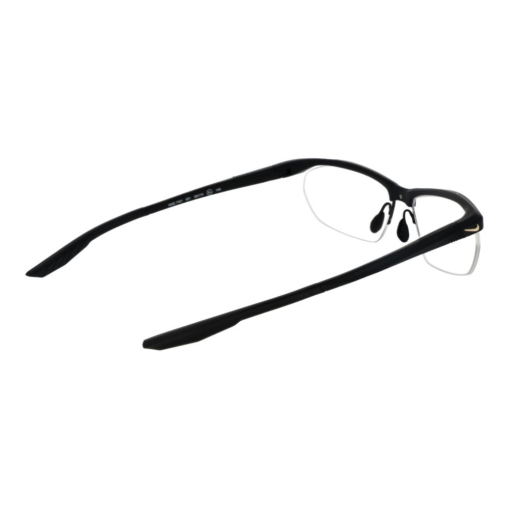Lunettes (monture) Nike en acier inoxydable noir