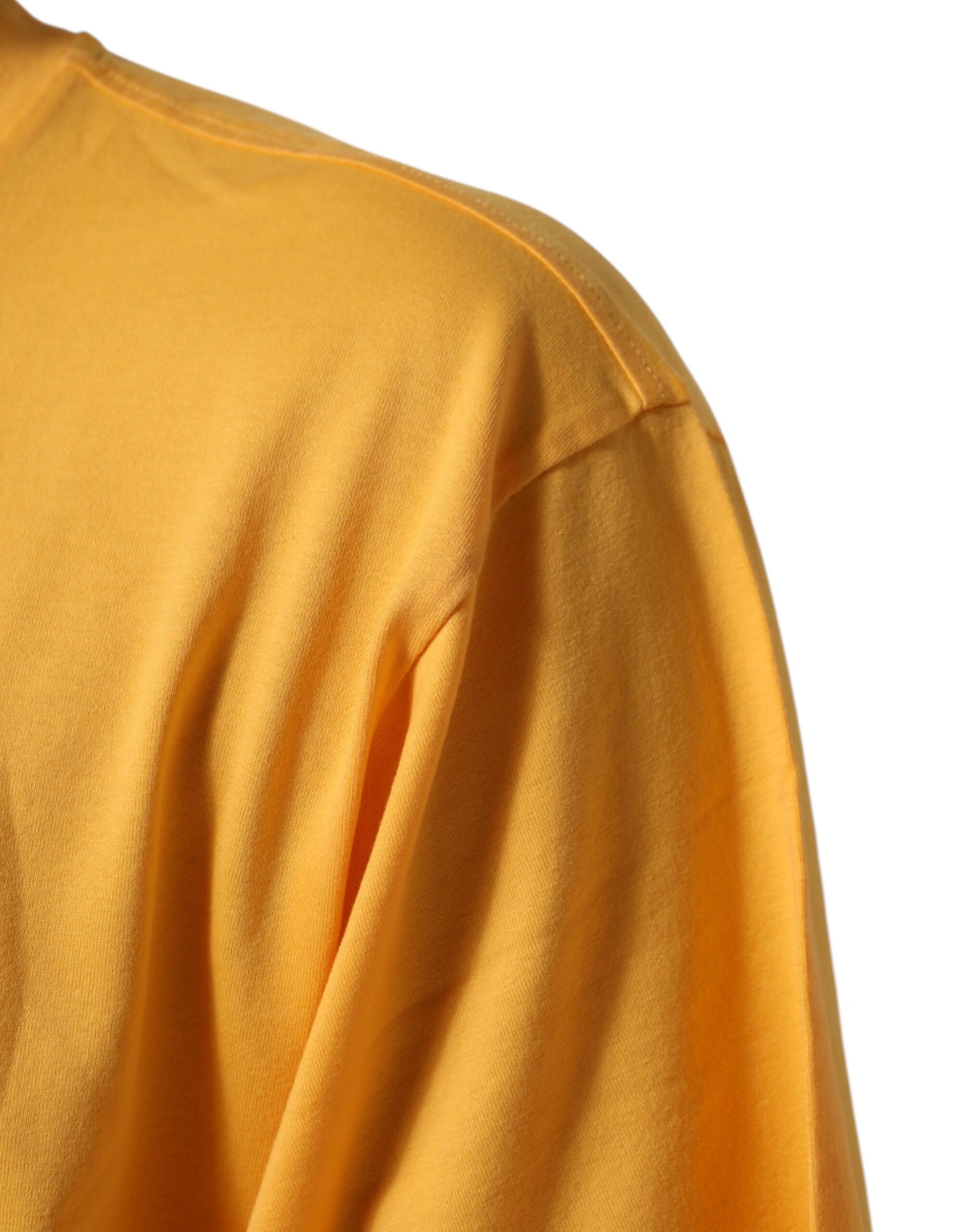 Dolce & Gabbana Yellow Short-Sleeve Shirt for Men additional view