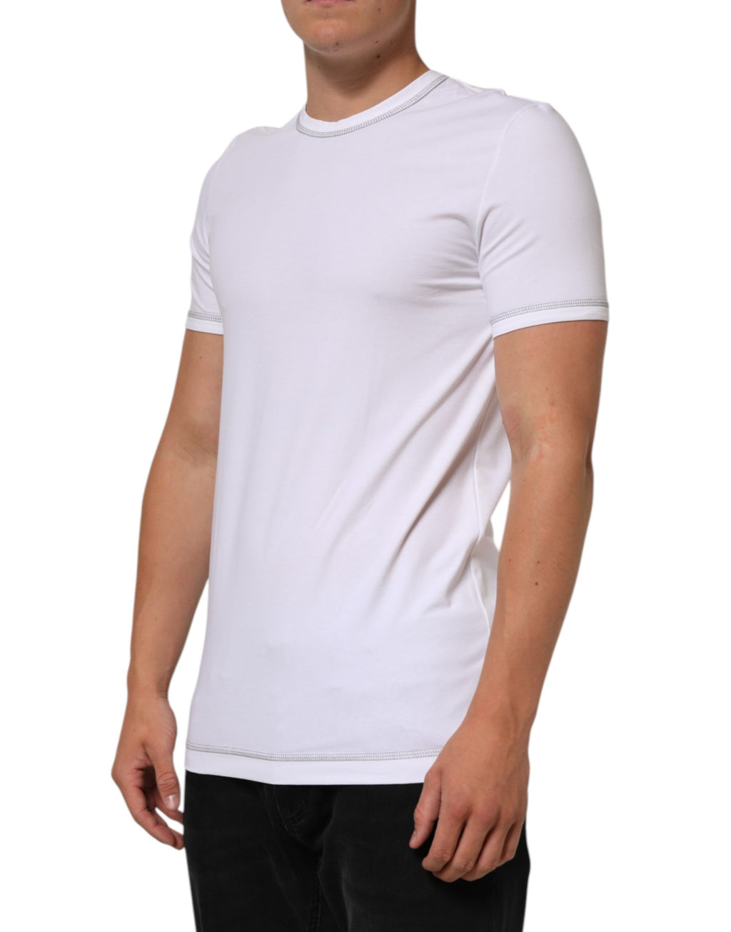 Dolce & Gabbana White Shortsleeve for Men detail view