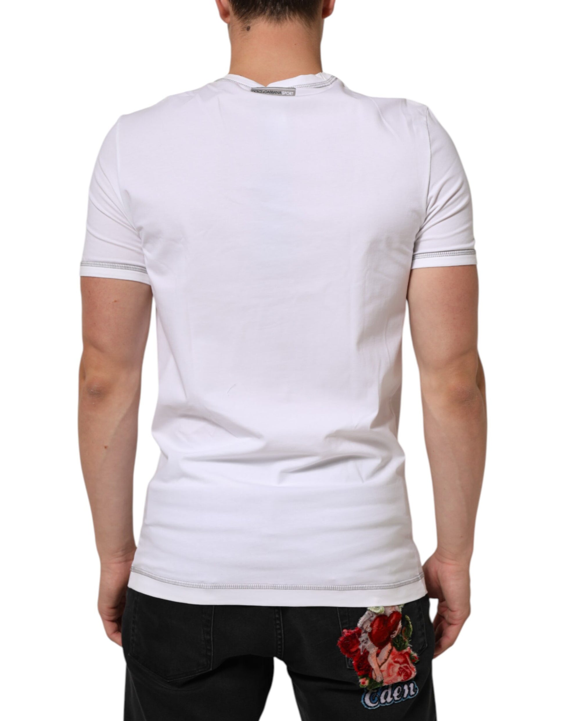 Dolce & Gabbana White Shortsleeve for Men side view