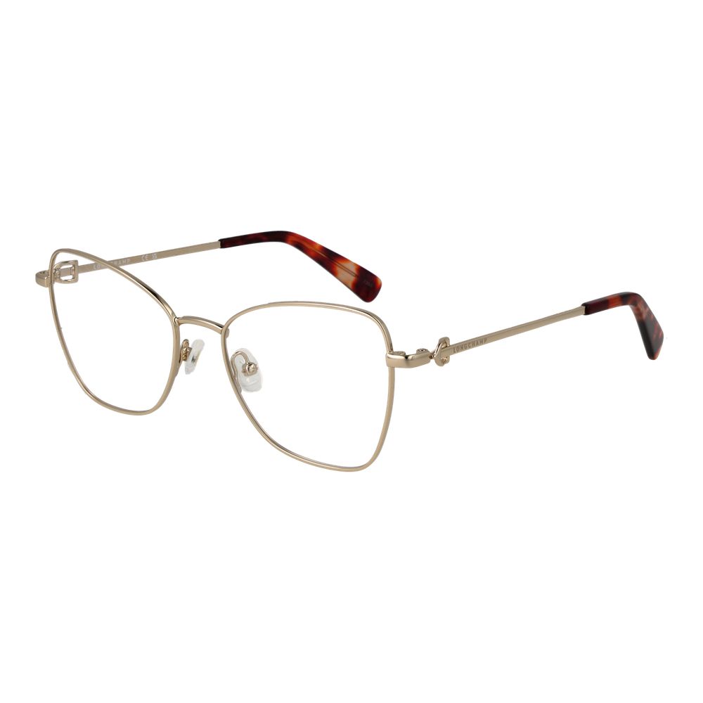 Longchamp Gold Glasses Frames for Women