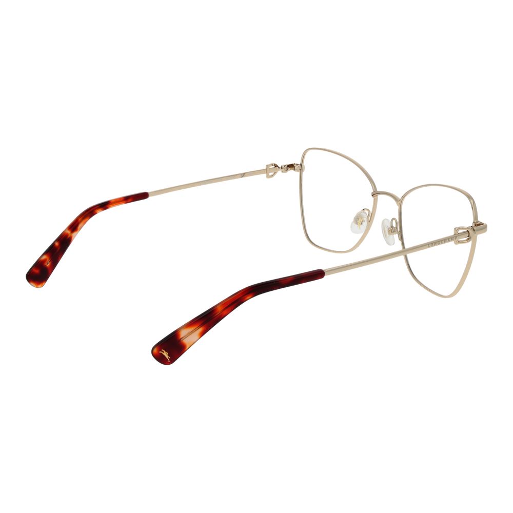 Longchamp Gold Glasses Frames for Women detail view